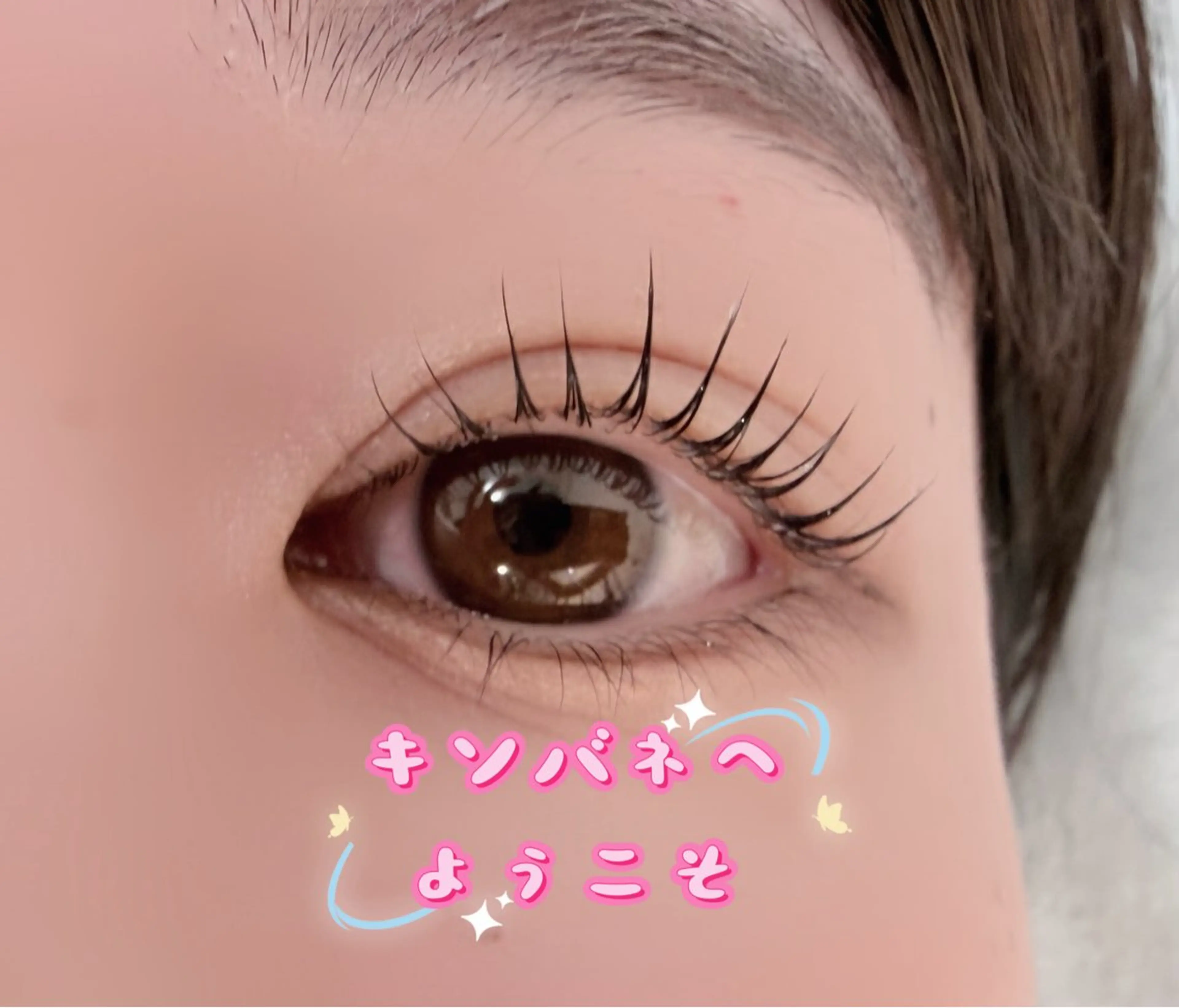 マツエク・マツパ 韓国風マツエク パリジェンヌラッシュリフト まつげパーマ 下まつげエクステ 一重×まつ毛パーマ マツパ キンバネ・サロン 高田馬場店のマツエク・マツパデザイン