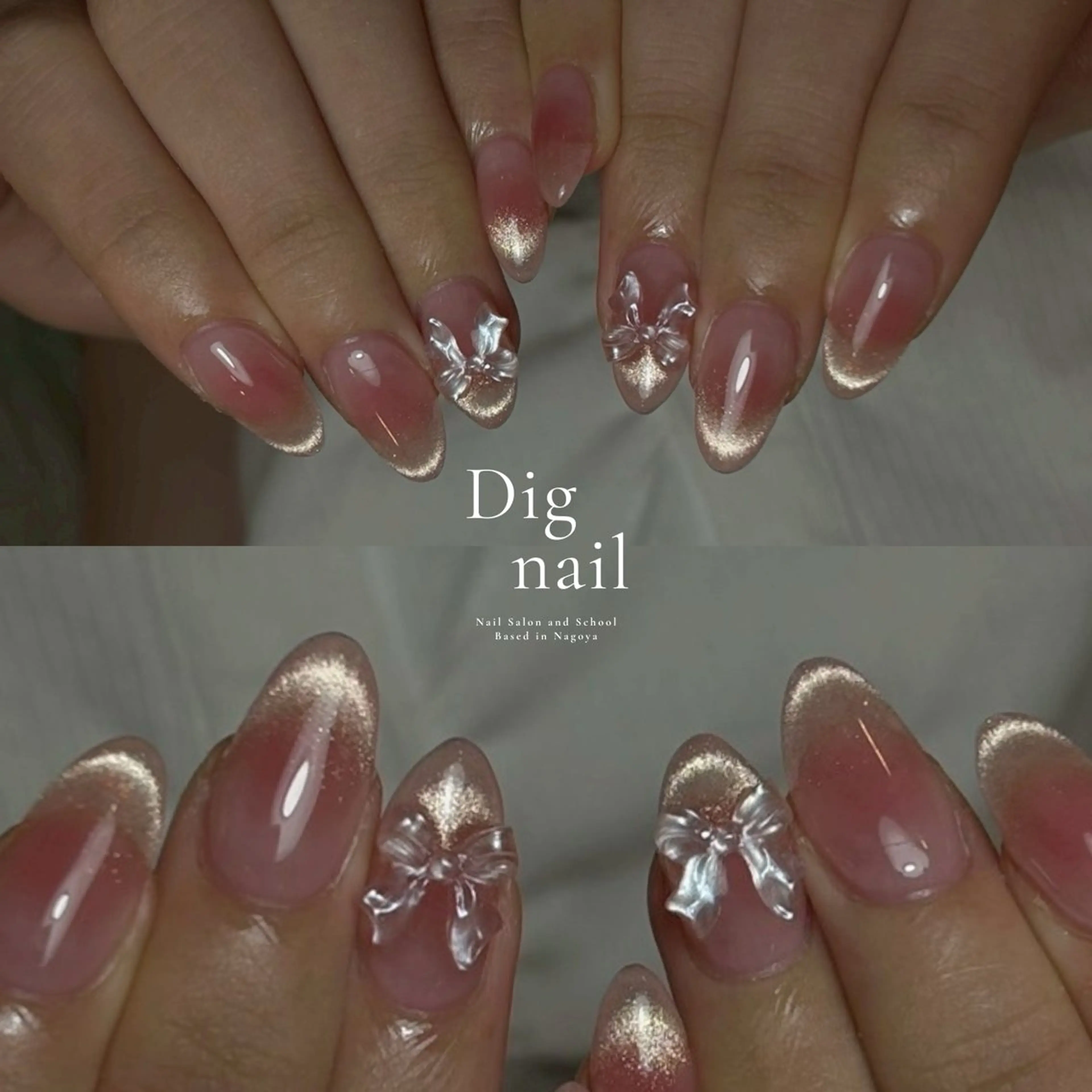 ネイル 長さ出し ジェルネイル 韓国ネイル マグネットネイル 持ち込み ハンドネイル D.d Reinaのネイルデザイン