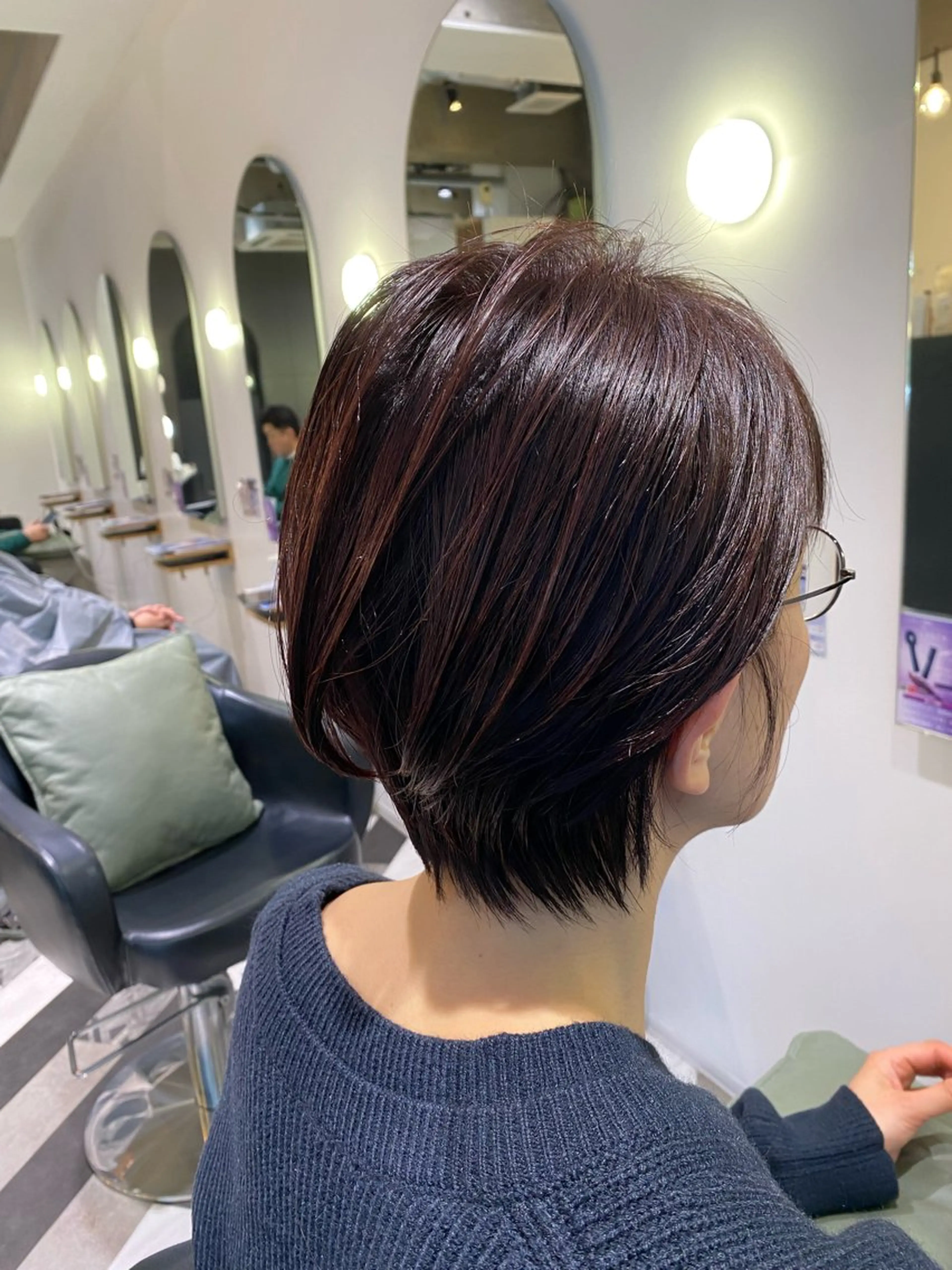 ショート カラー ショートボブ ボブ ショートヘア メンズ指名NO.1/ 原崎 元希のヘアスタイル