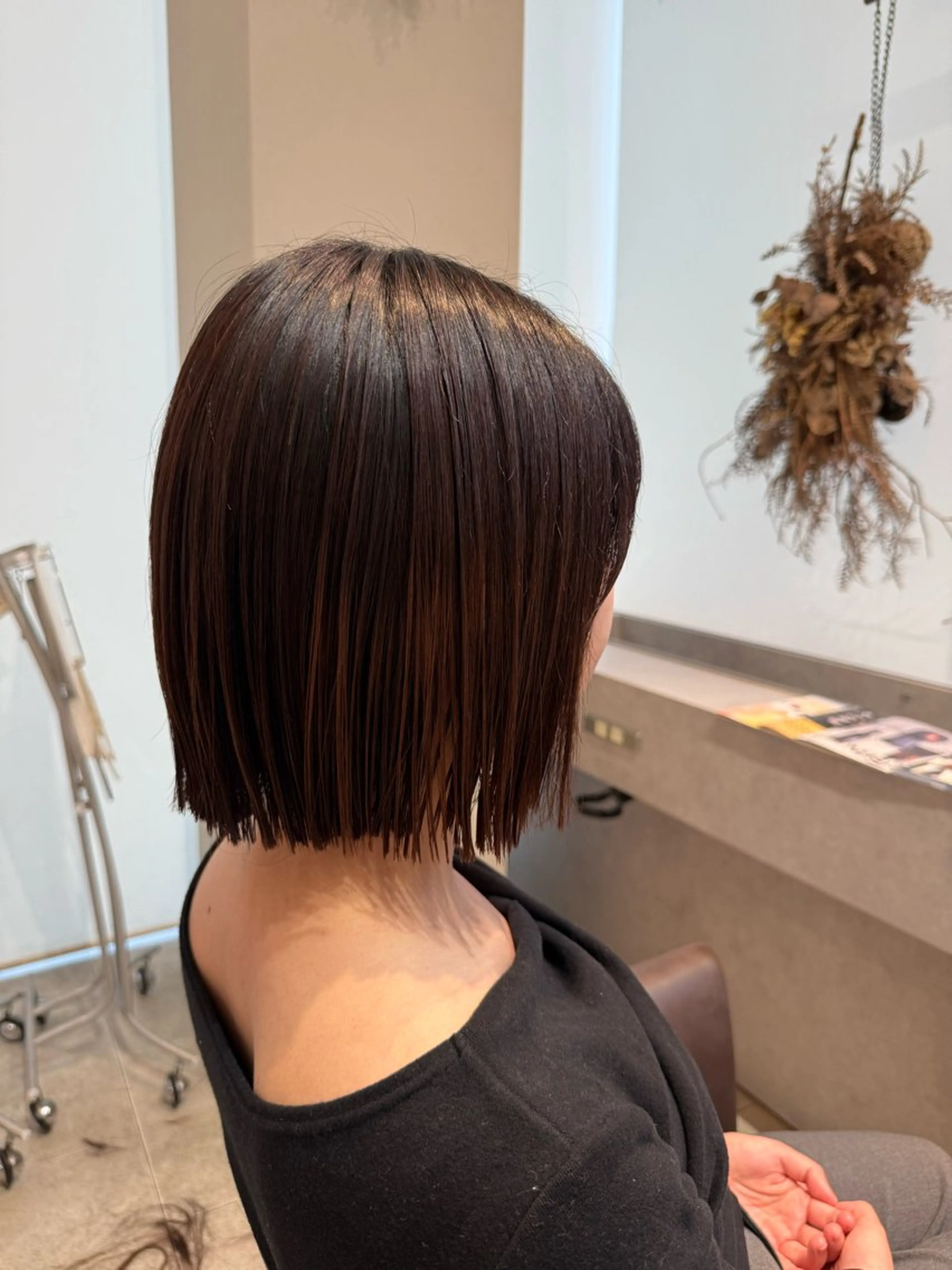 ショート カット ヘアカラー ハッシュカット /momocaのヘアスタイル