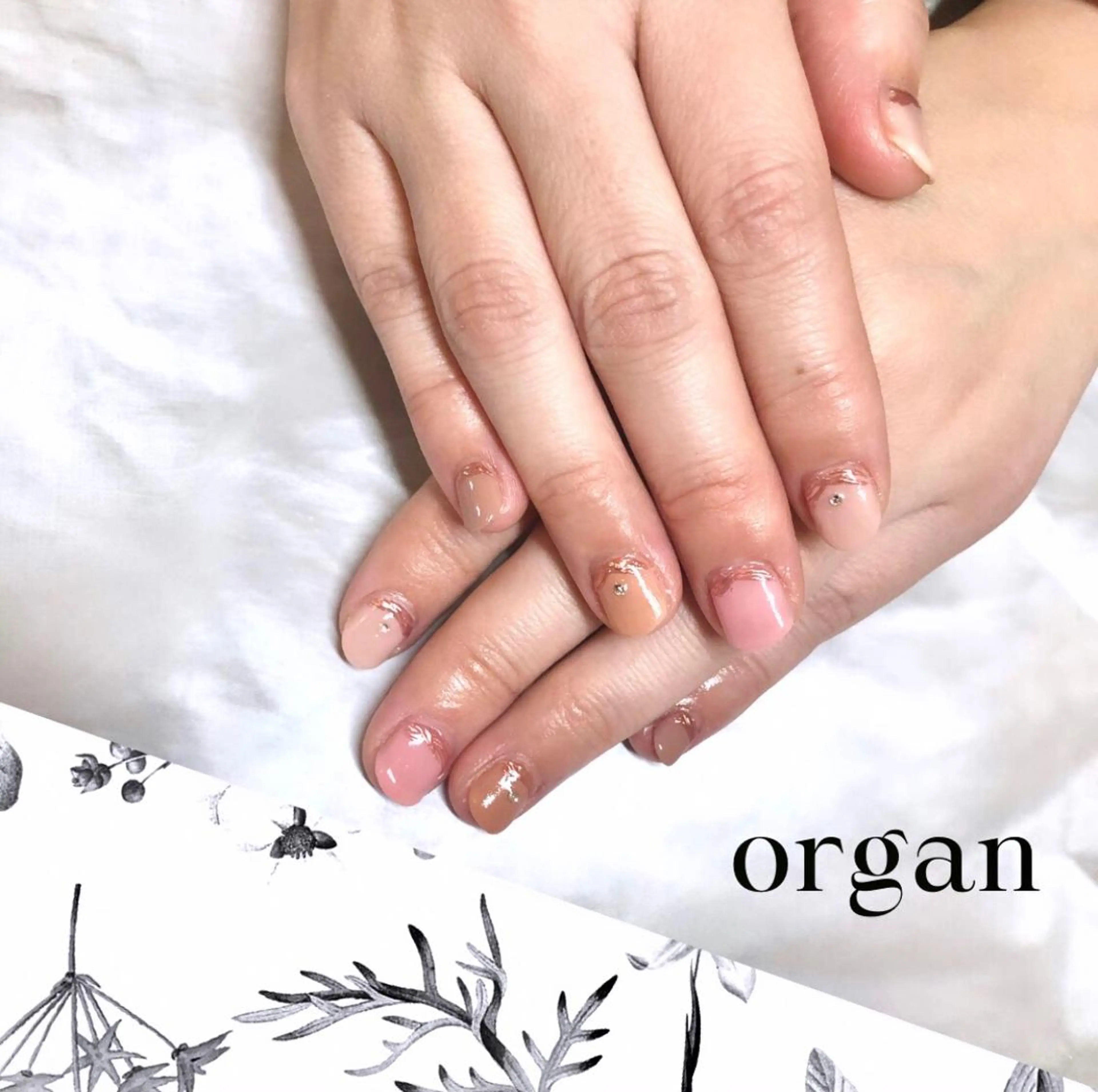 ネイル 春ネイル 【ＯＲＧＡＮ】 nailのネイルデザイン