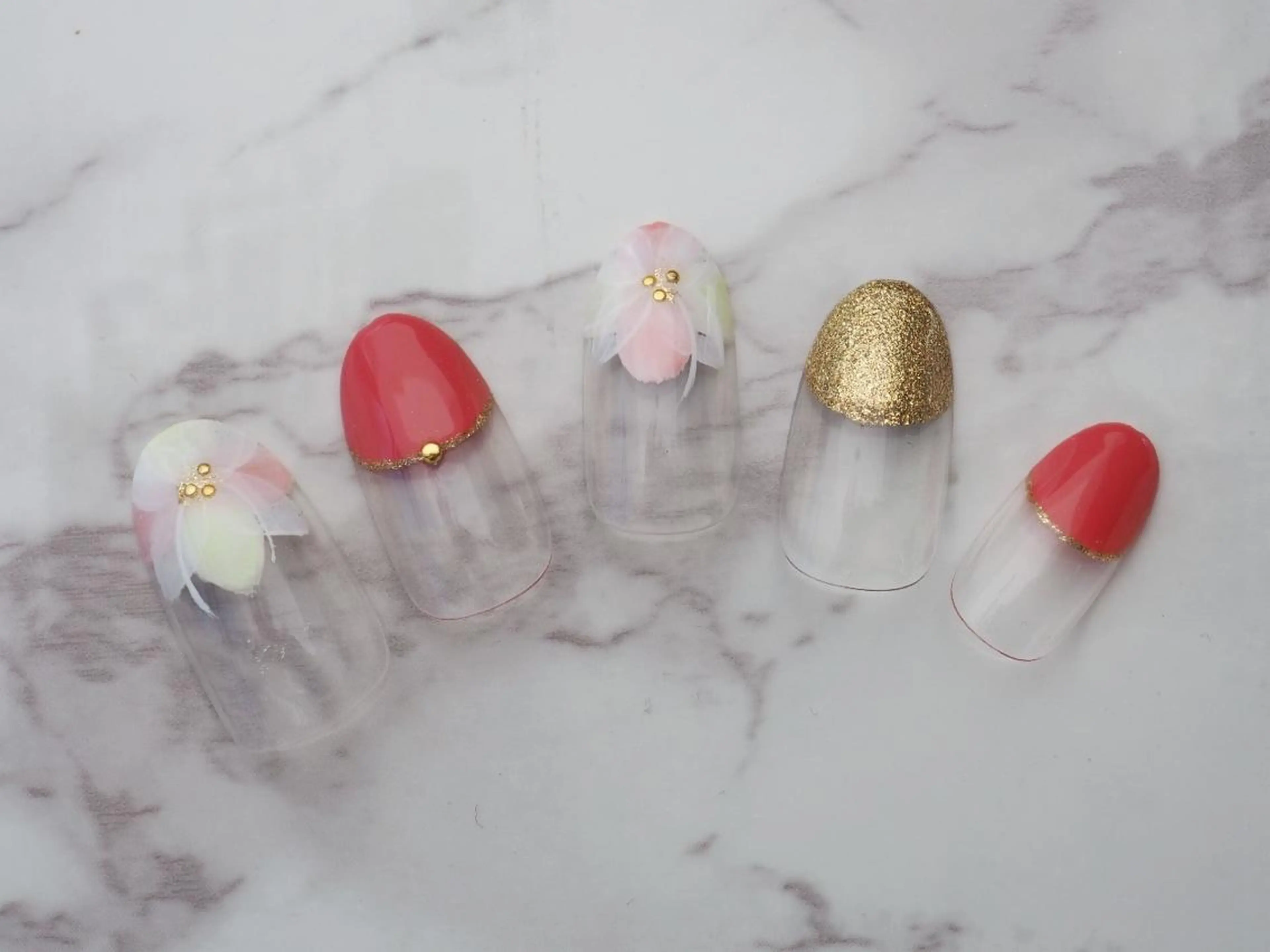 ネイル トップネイリスト Ribbon立川店のネイルデザイン