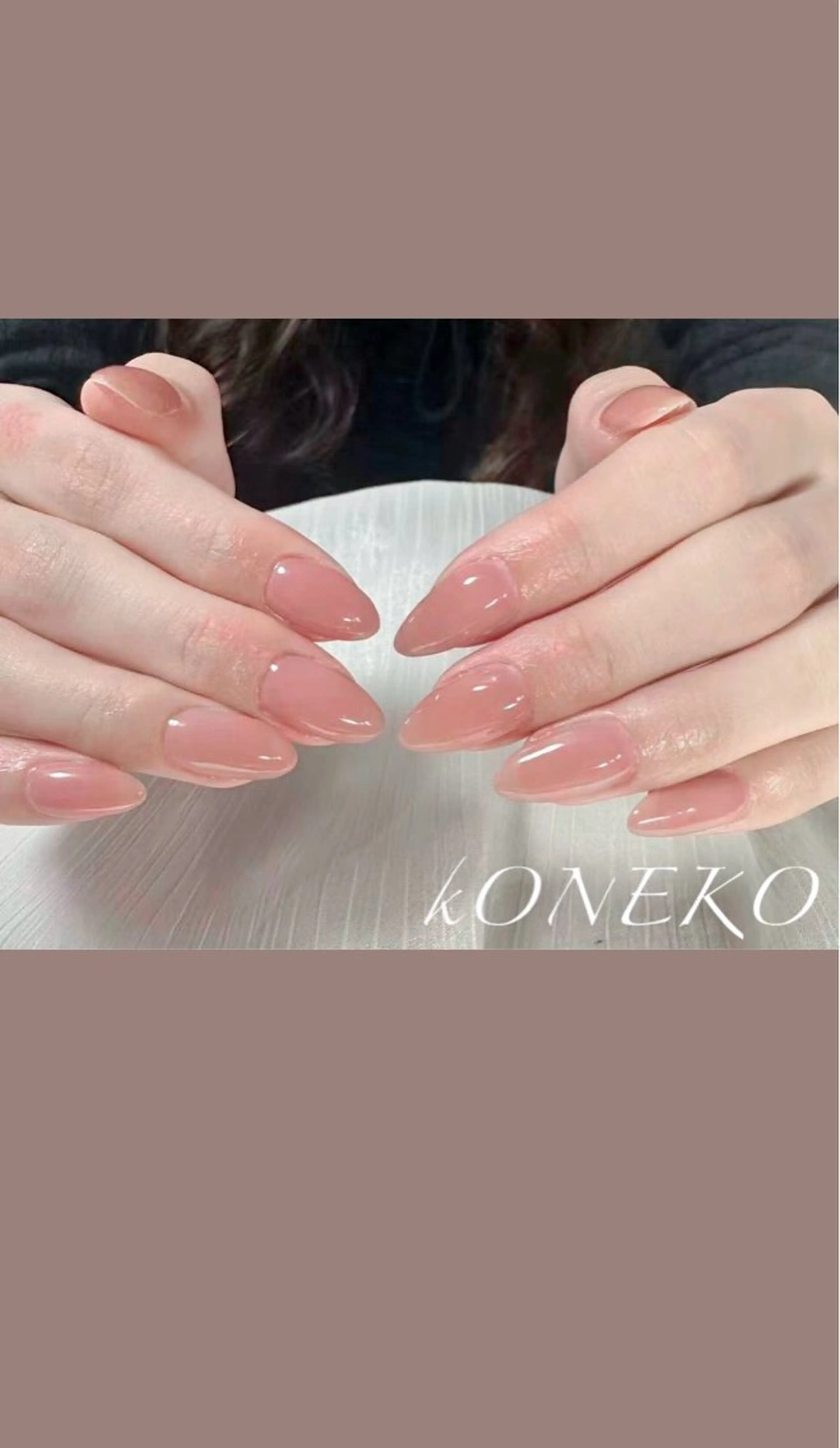 ネイル ハンドネイル コネコネイルサロン モデル用のネイルデザイン