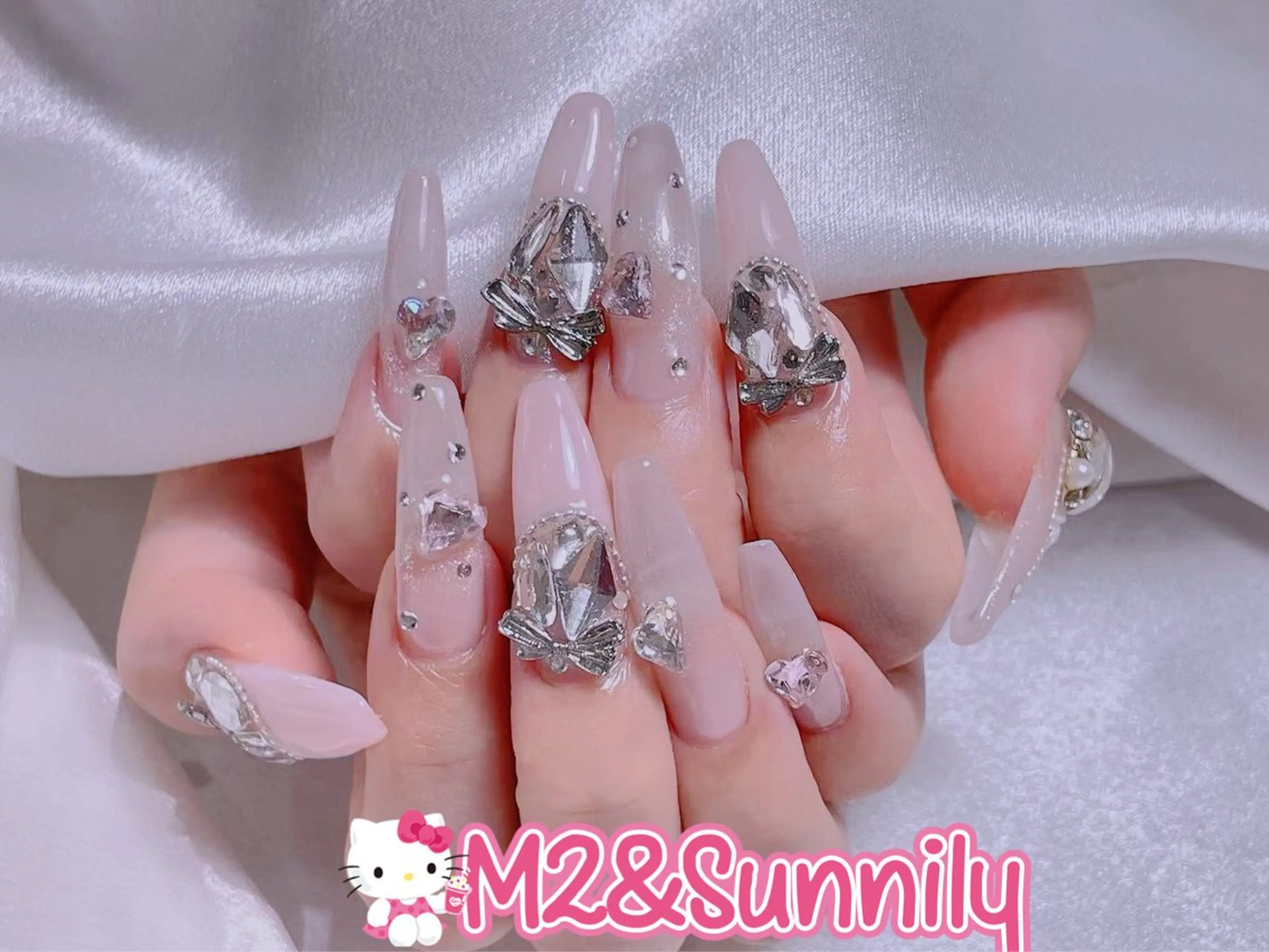 ネイル 長さだし専門店 M2　rikaのネイルデザイン