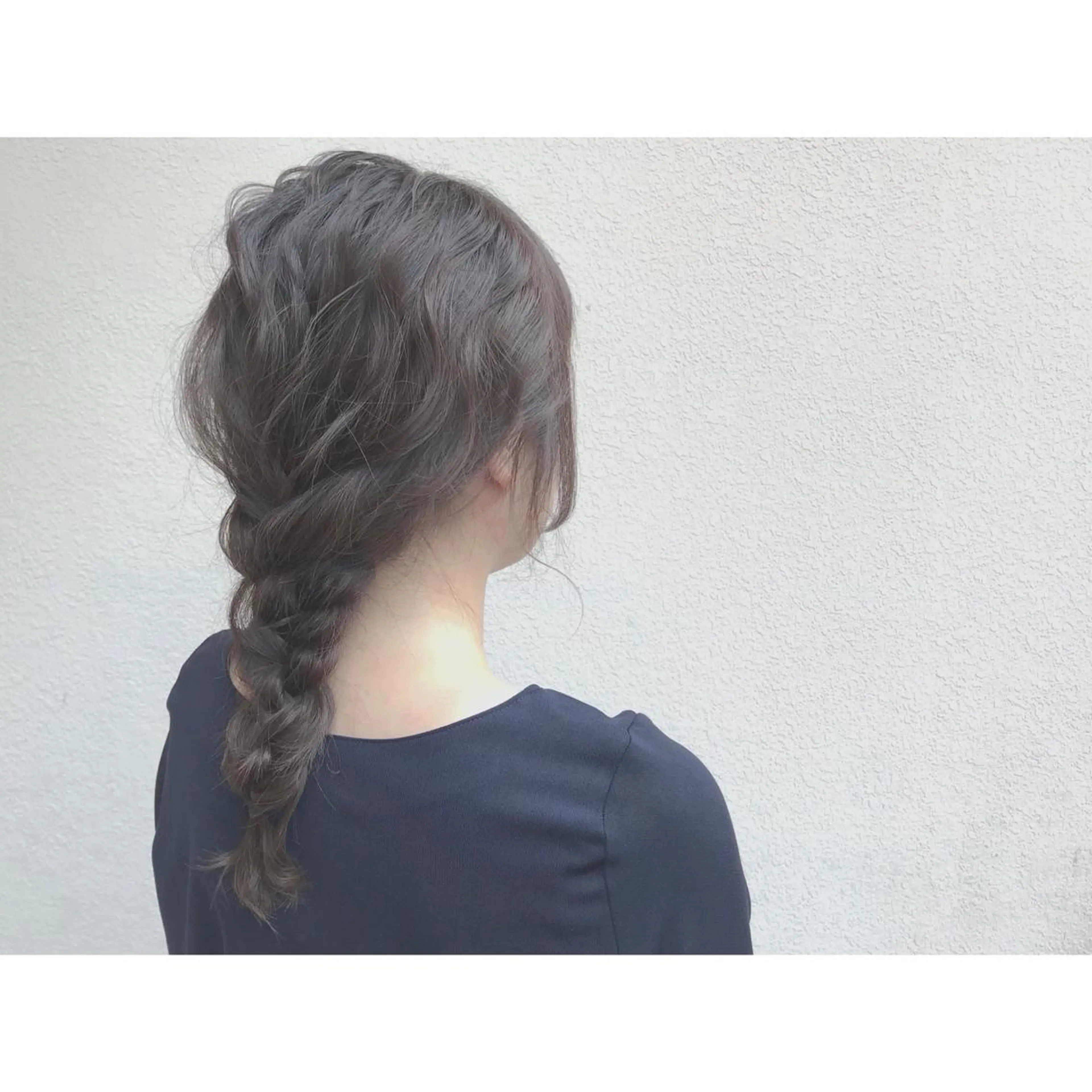 セミロング カラー ヘアアレンジ アッシュ アッシュブラウン ブラウンカラー なかにし まゆみのヘアスタイル