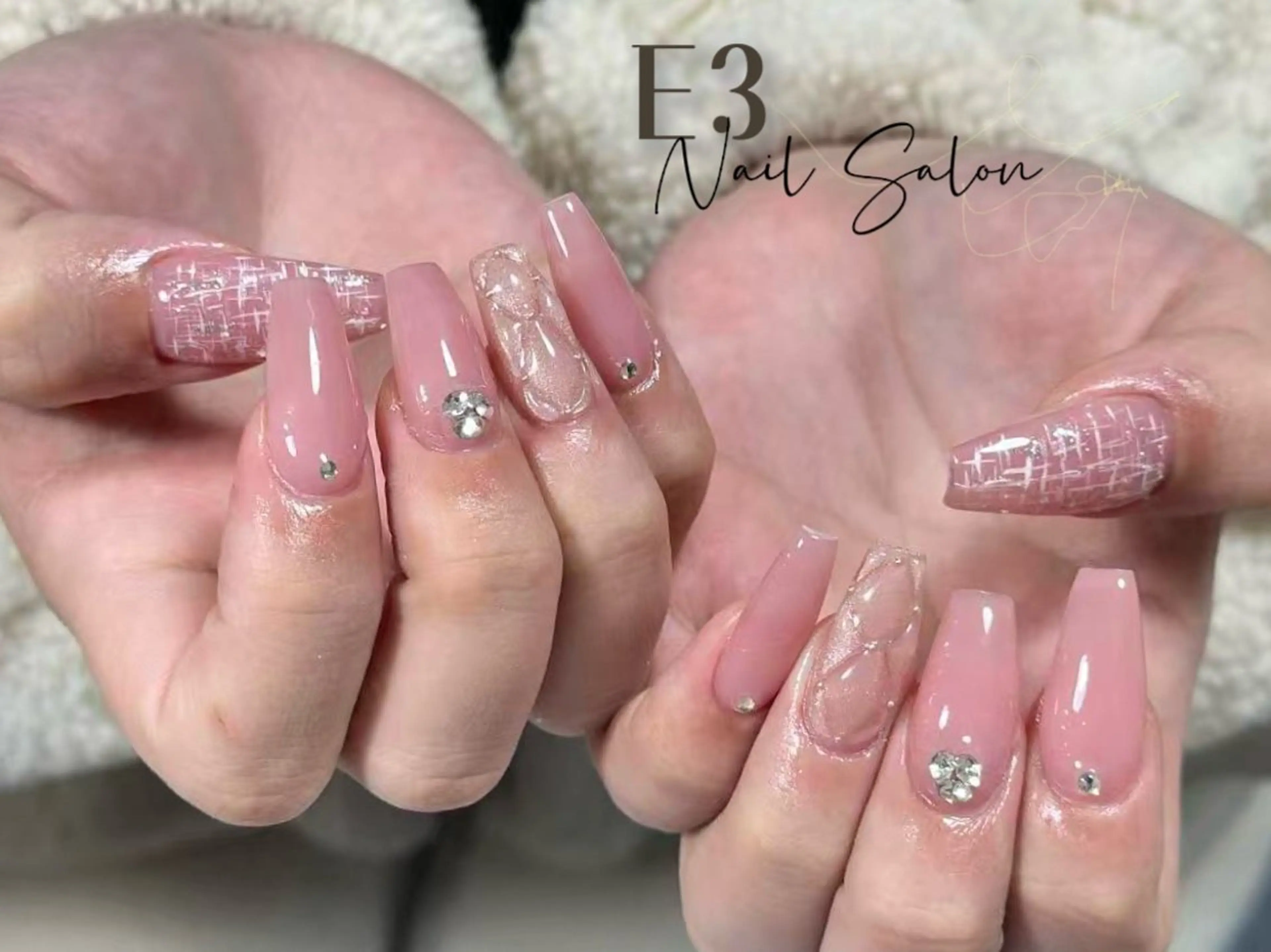 ネイル 持ち込み ネイルチップ ハンドネイル E3 Nail Salonのネイルデザイン