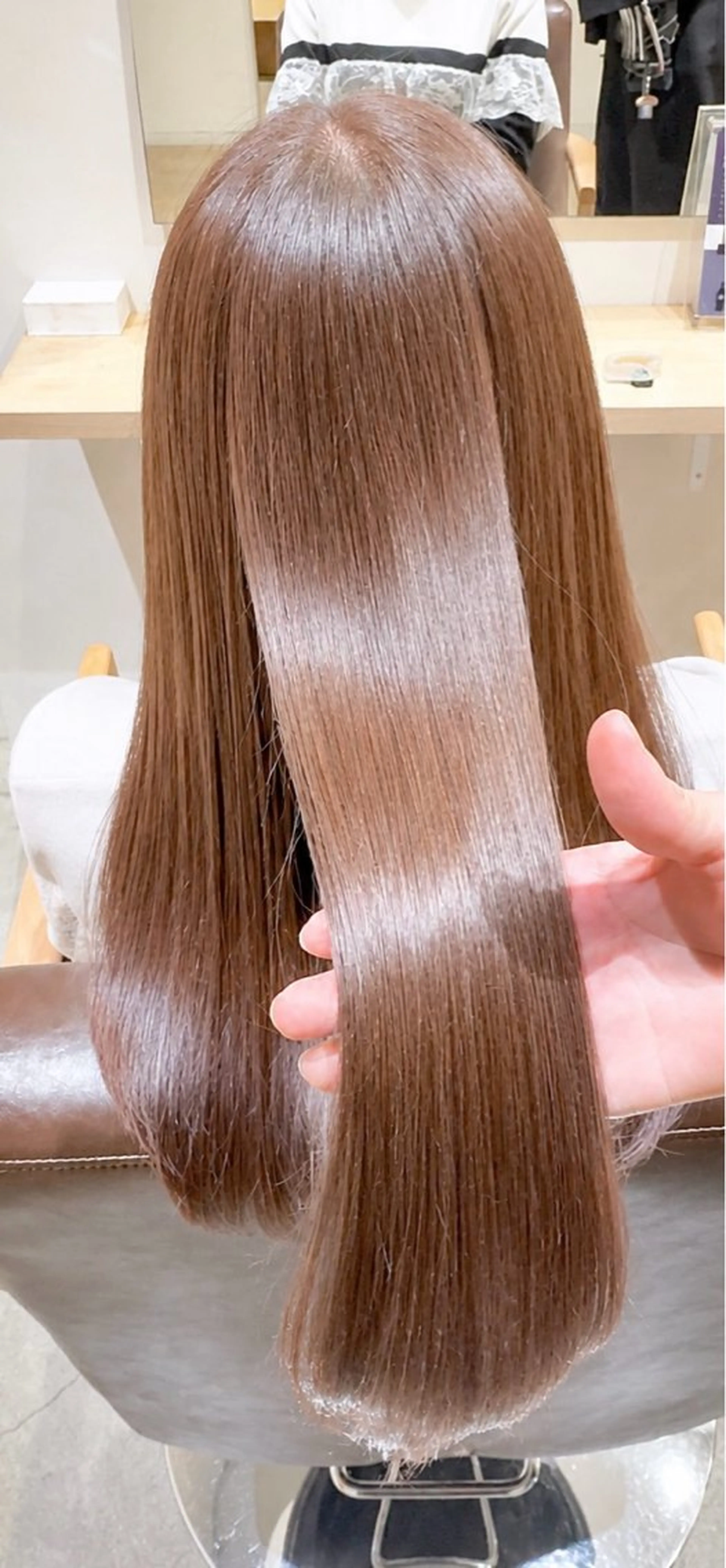 ロング カラー 透明感カラー 髪質改善 レイヤーカット 小顔カット カット ヘアカラー トリートメント 【SASE】大人上品 💍/ユウガ⭐️のヘアスタイル