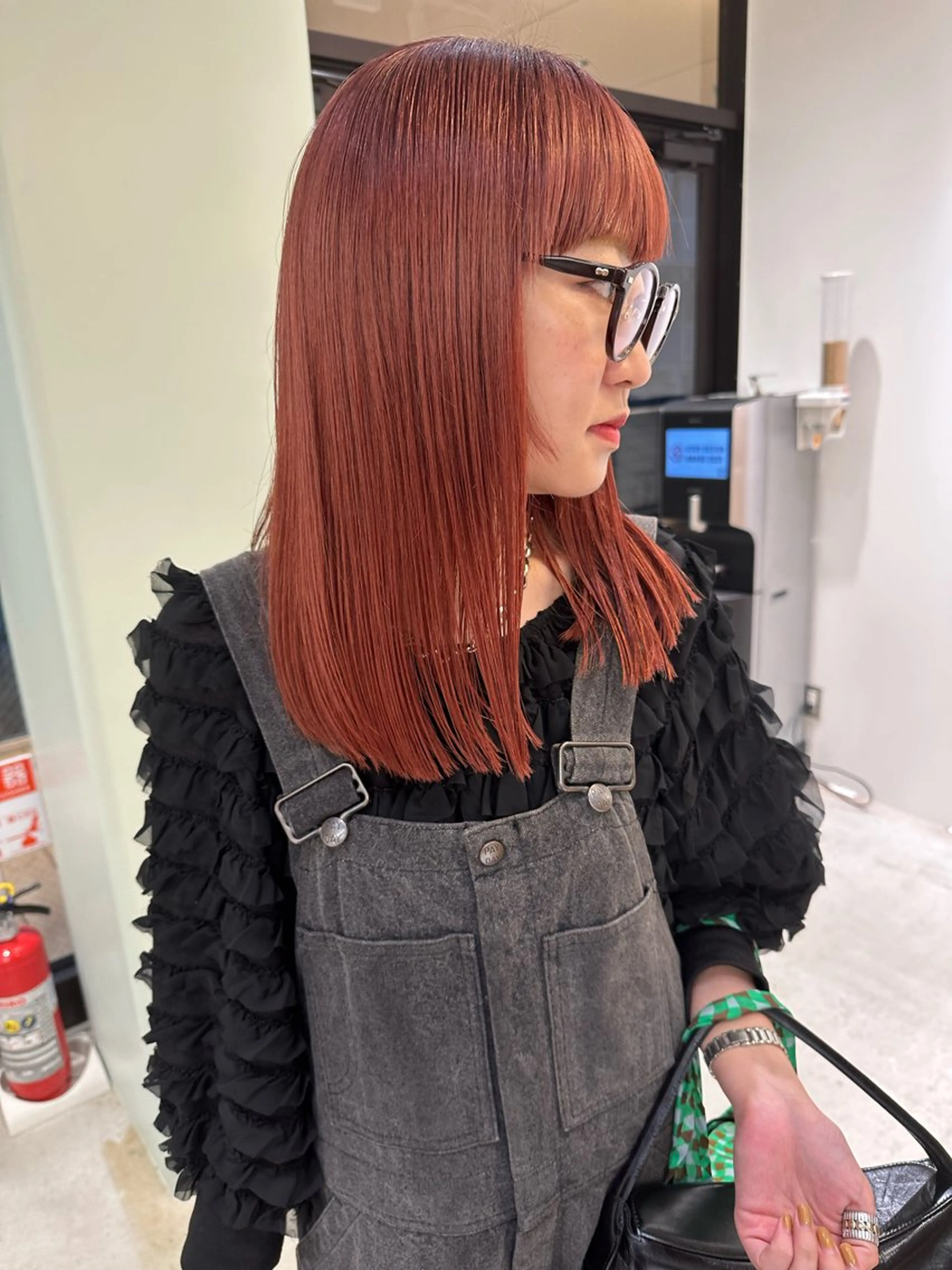 高濃度ケラチンインカラーの写真