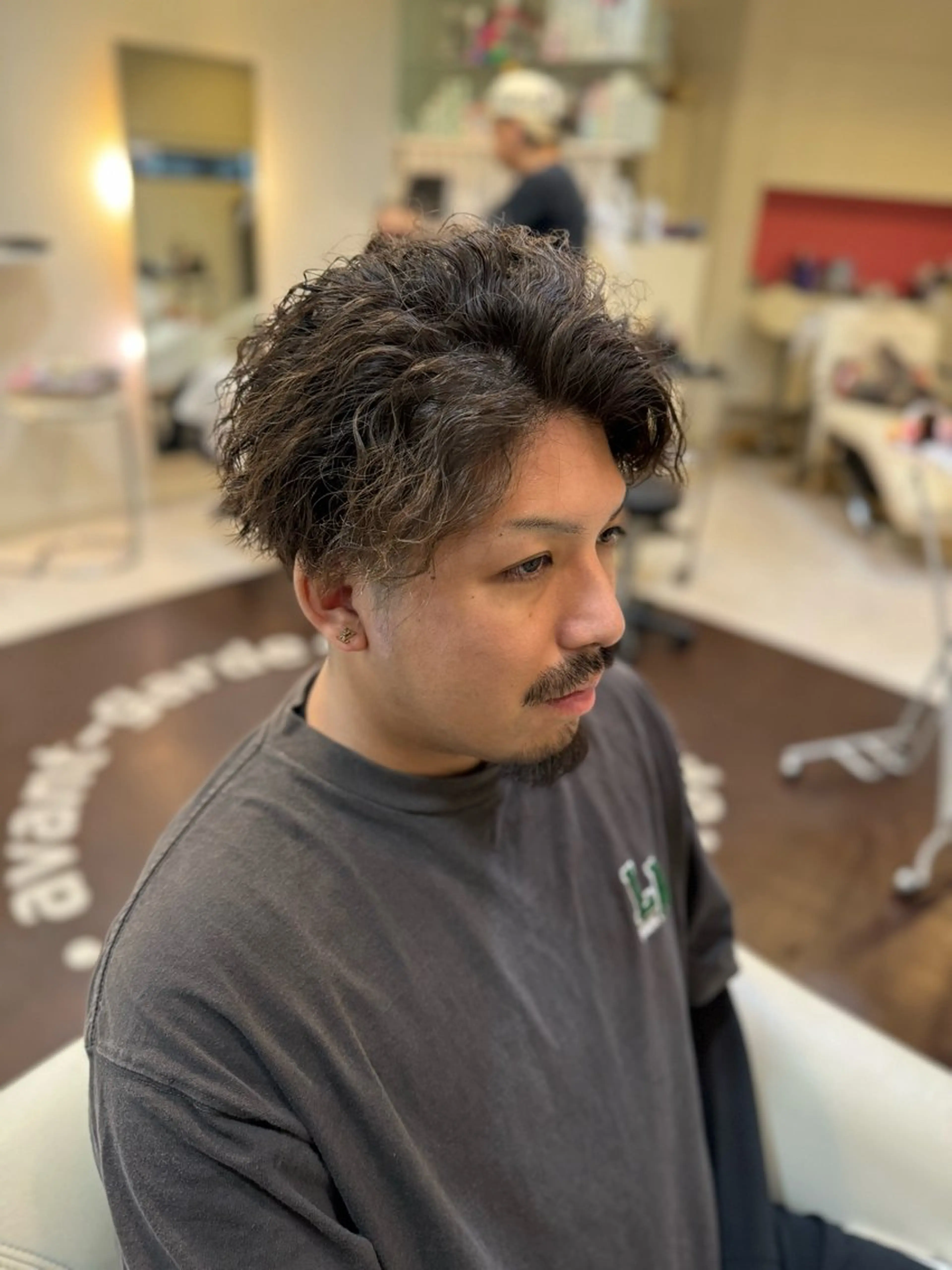 メンズカット+ツイストスパイラルパーマ+トリートメントの写真