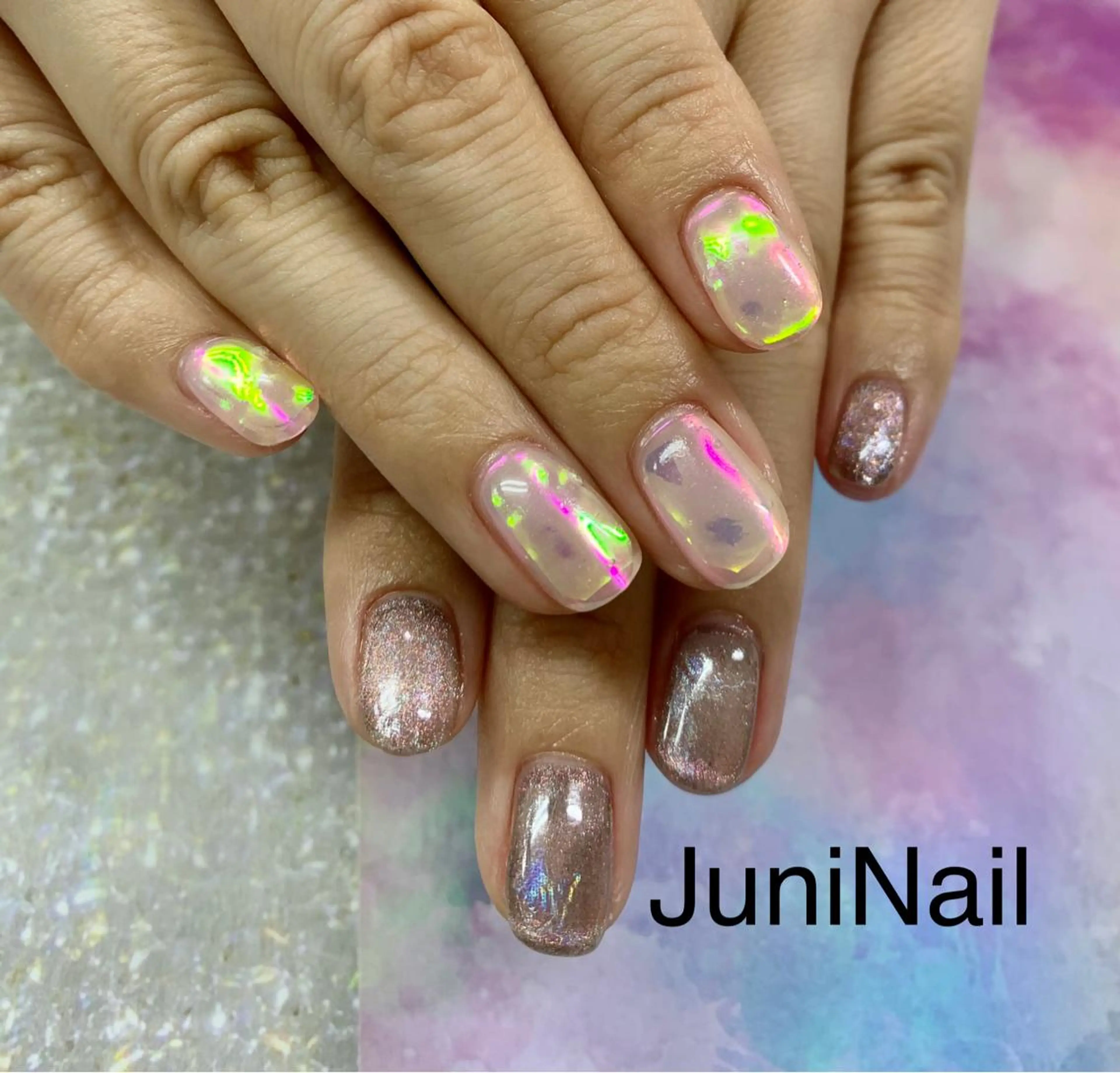 ネイル ハンドネイル JuniNail 주니네일🇰🇷suのネイルデザイン