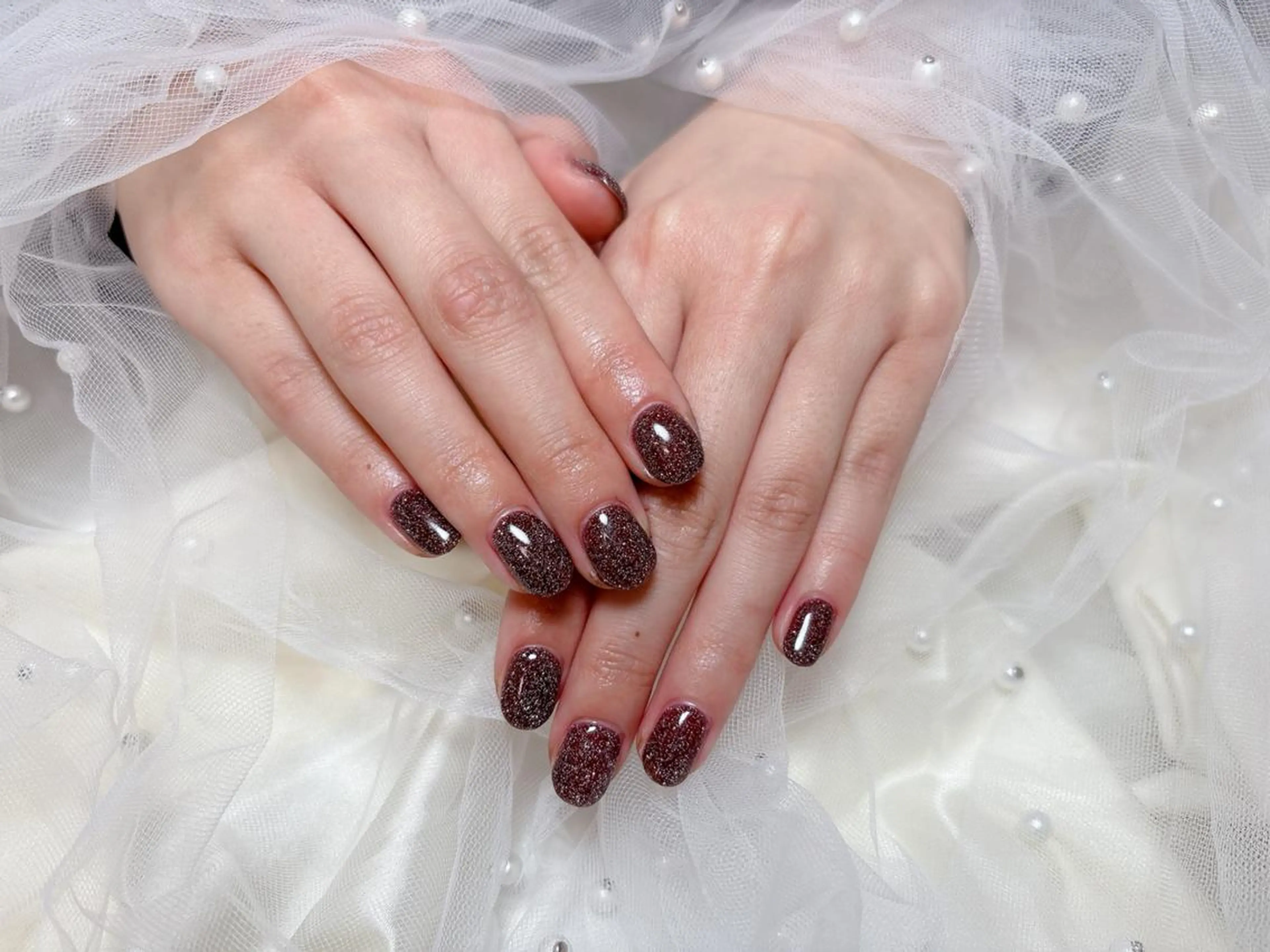 ネイル フラッシュネイル キラキラネイル ハンドネイル ハンドケア 🎀長さだし船橋🎀 ネイルサロンのネイルデザイン