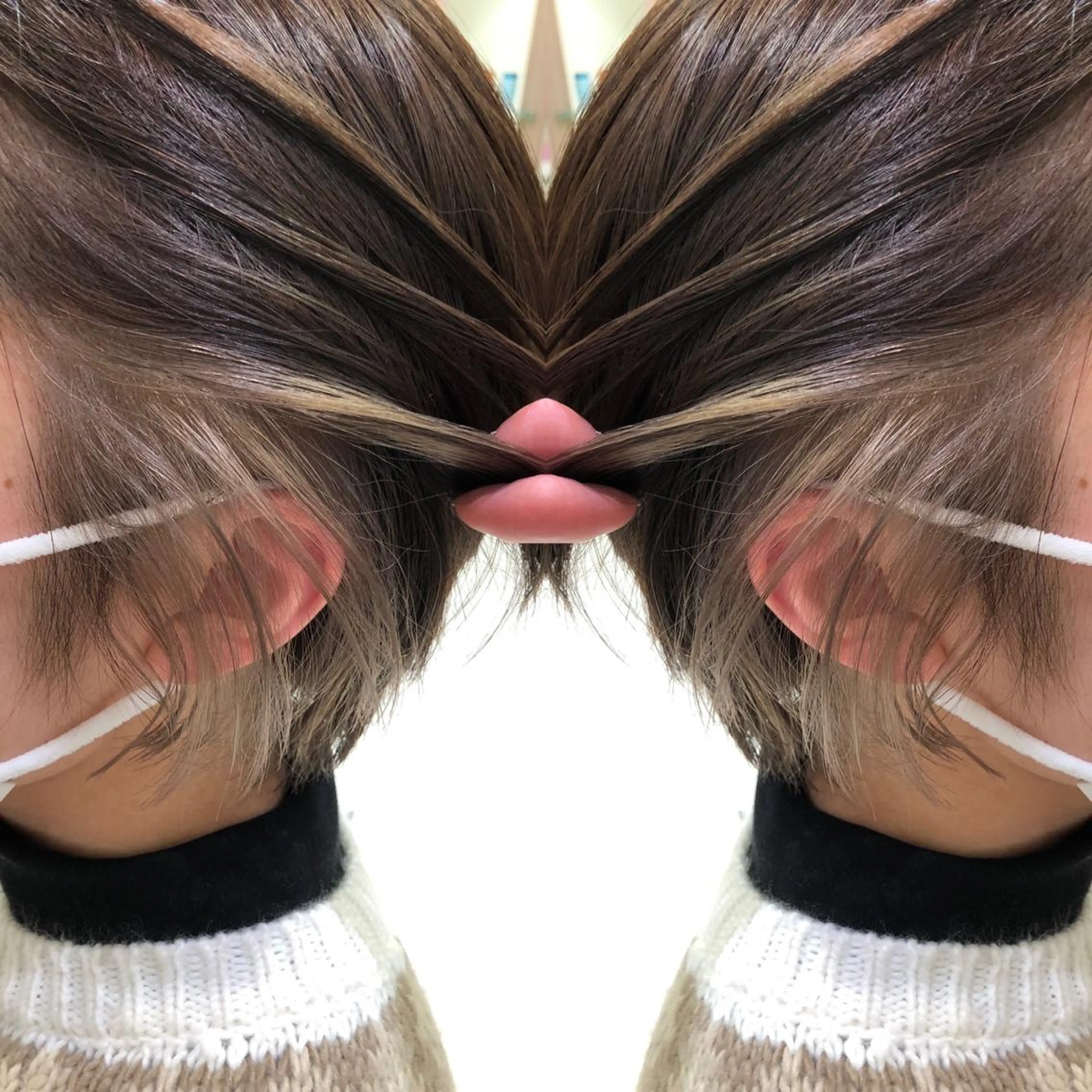 ショート カラー 韓国レイヤー×透明感 カラー/山崎一輝のヘアスタイル