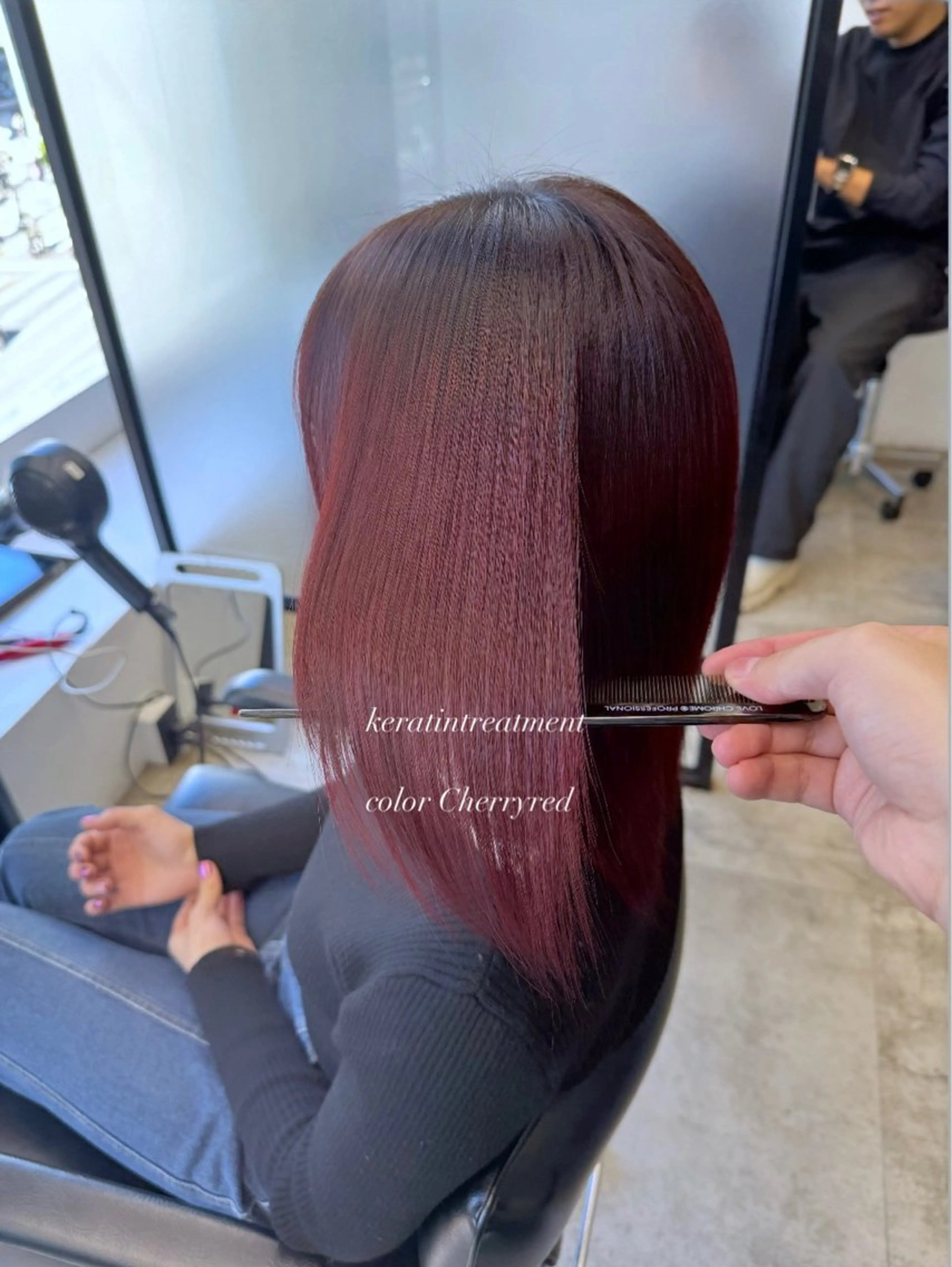 セミロング ヘアカラー トリートメント 佐藤景流/髪質改善/ 艶髪/メンズのヘアスタイル