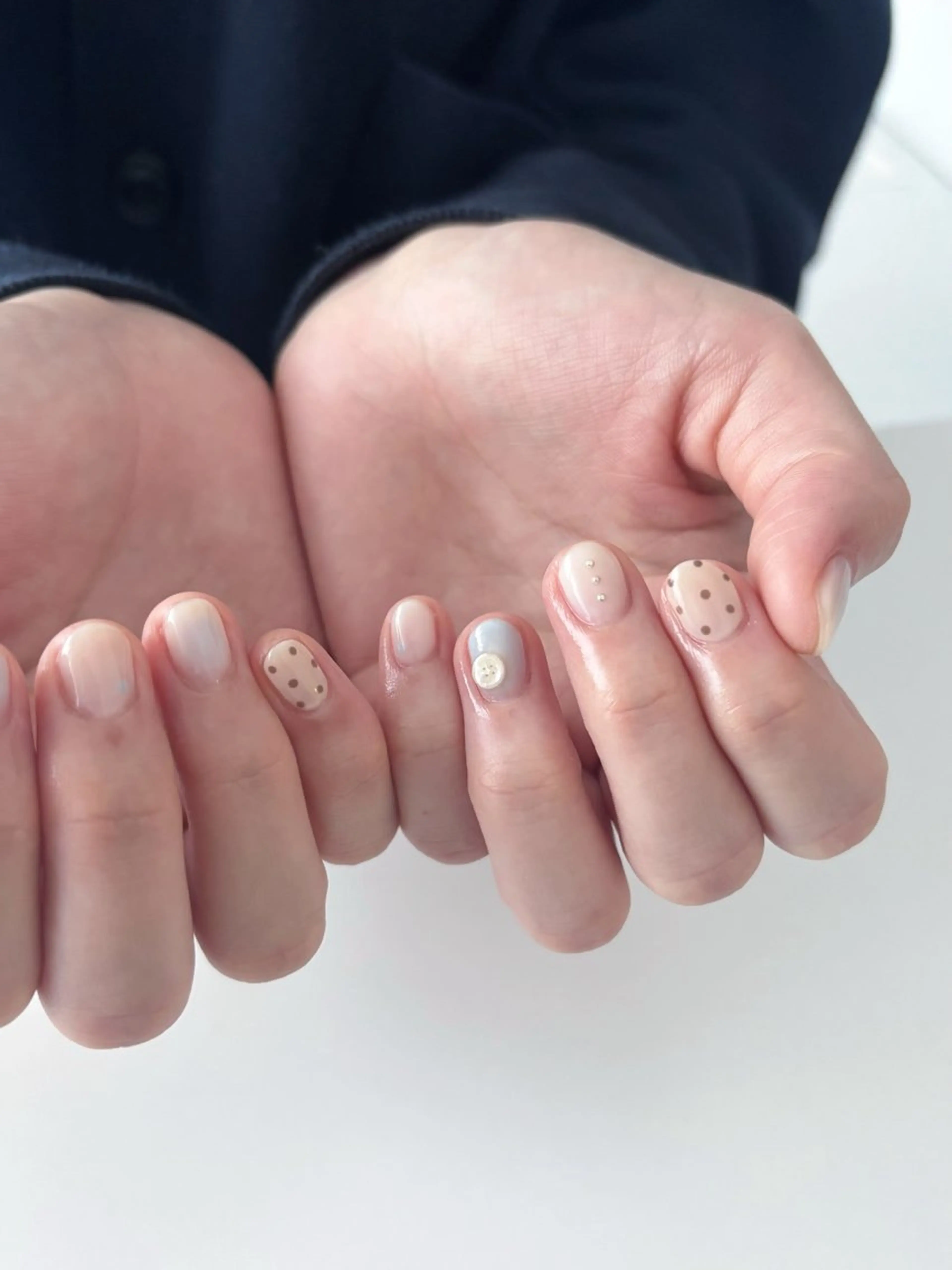 ネイル 持ち込み my little 𖠿 .゜のネイルデザイン