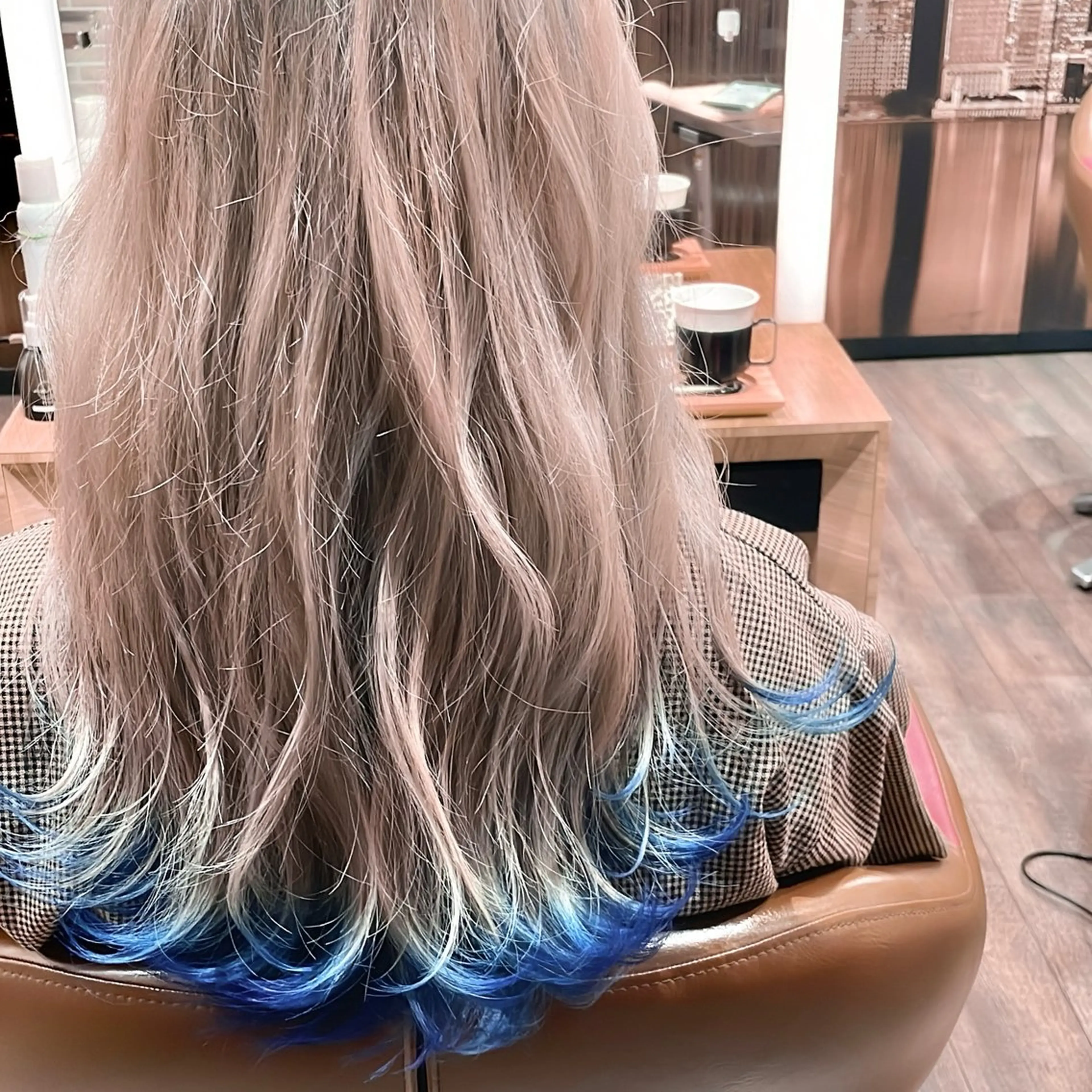 ミディアム カラー ヘアカラー 大人可愛い/レイヤー /ブリーチ/溝口誠二のヘアスタイル