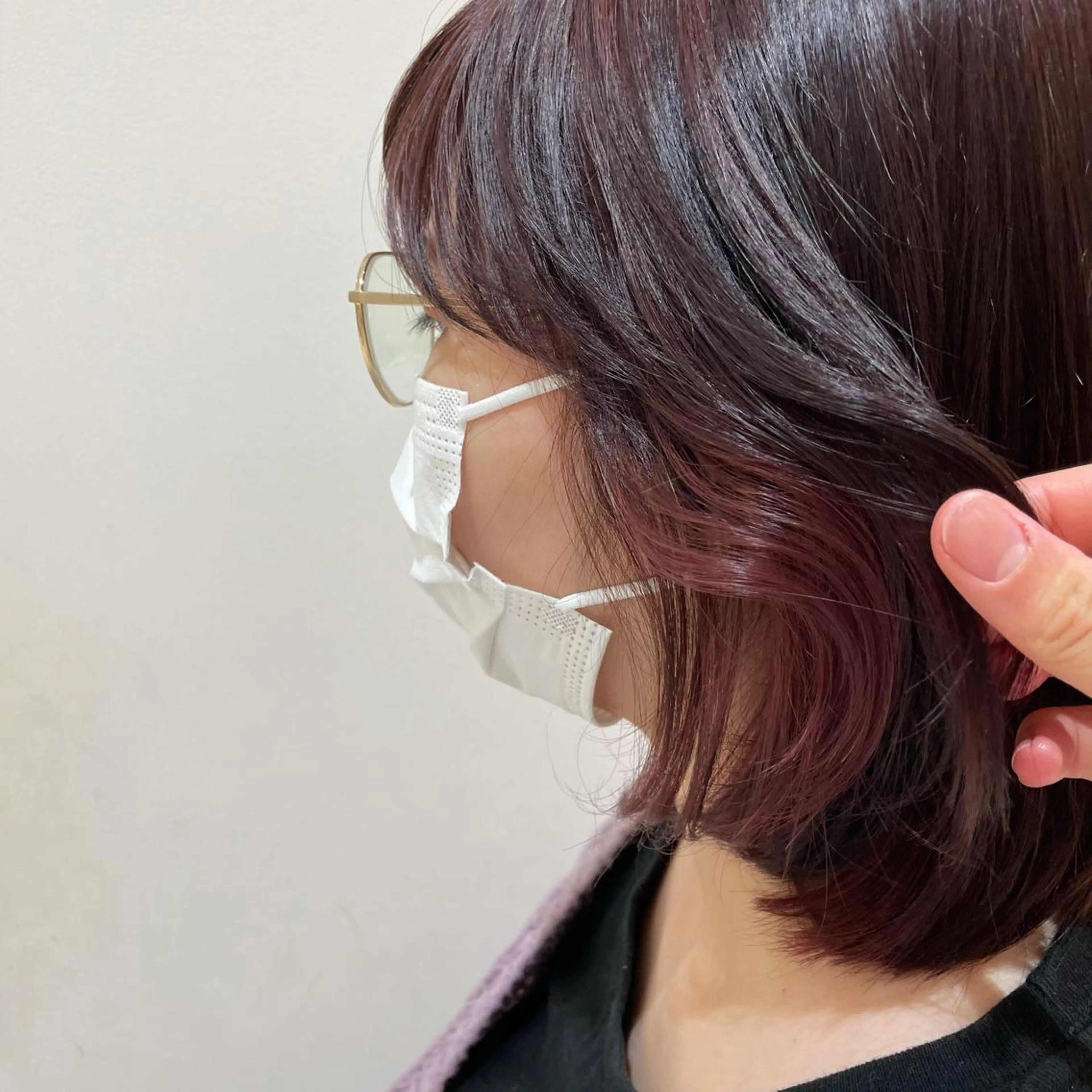 ミディアム カラー 大橋 芽衣のヘアスタイル