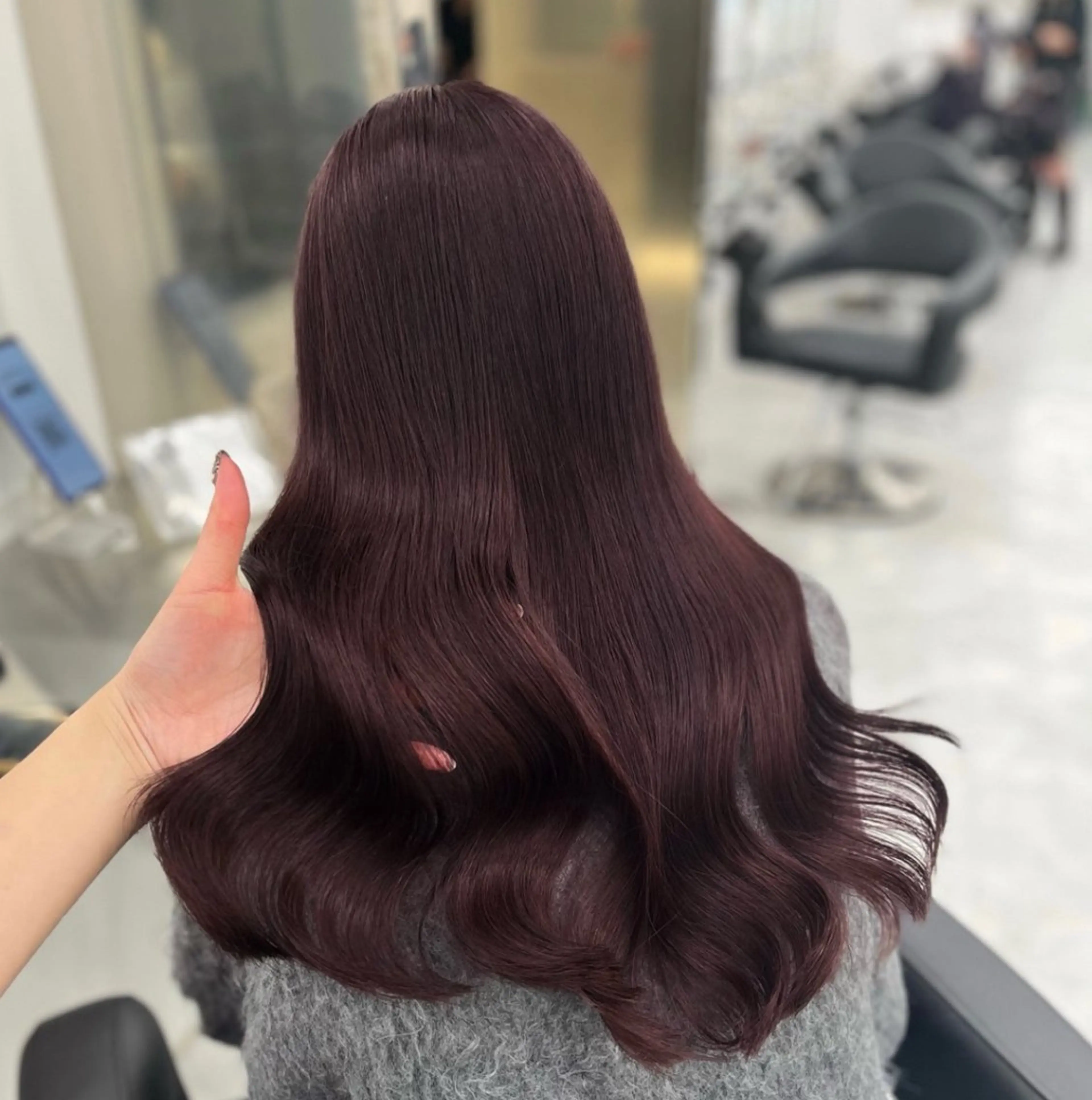 ロング カラー ヘアアレンジ ヘアカラー ヘッドスパ ヘアセット 🫧‪🎀うる艶暖色 🏹Nanako🎀のヘアスタイル
