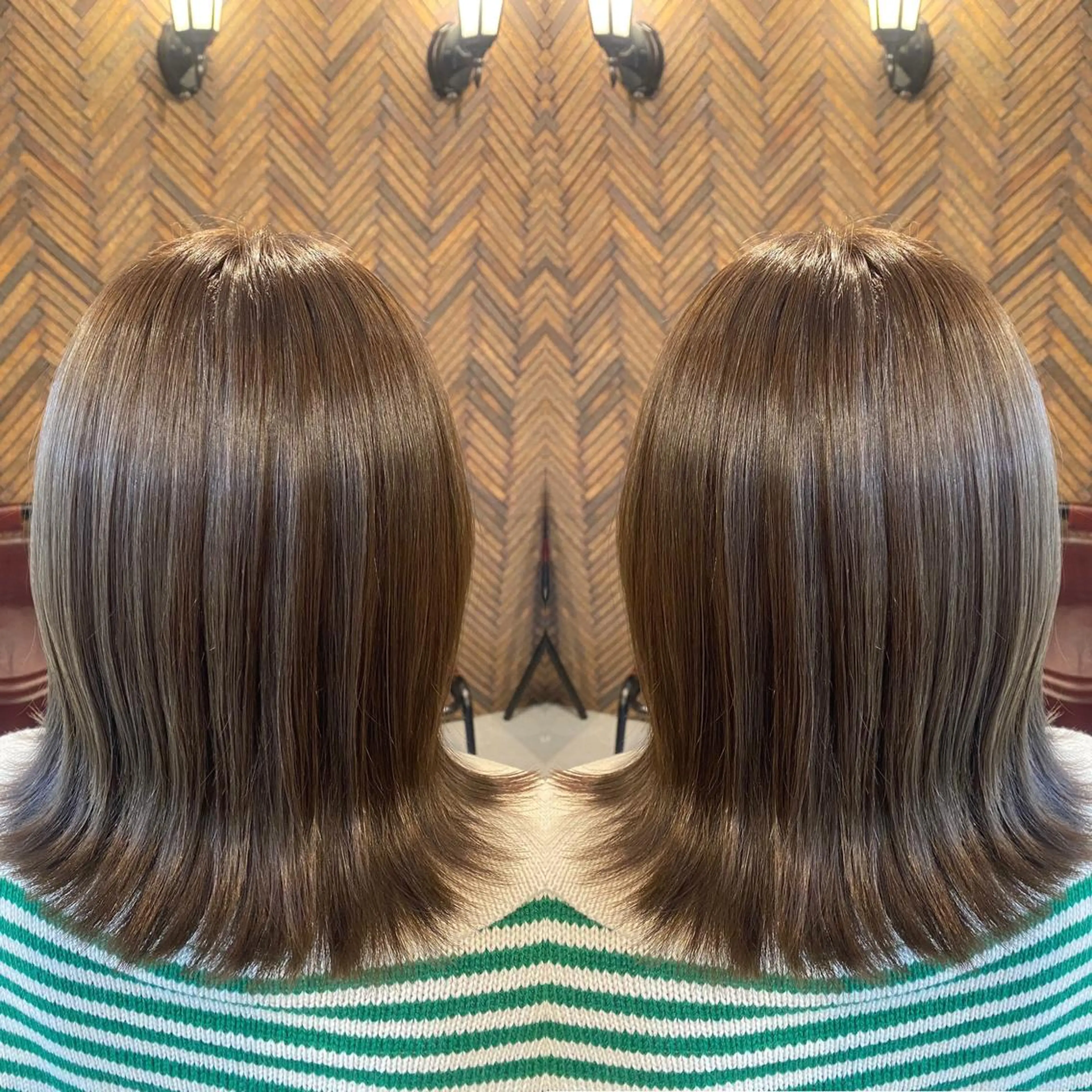 ミディアム カラー tocca 💜石田愛結💜のヘアスタイル