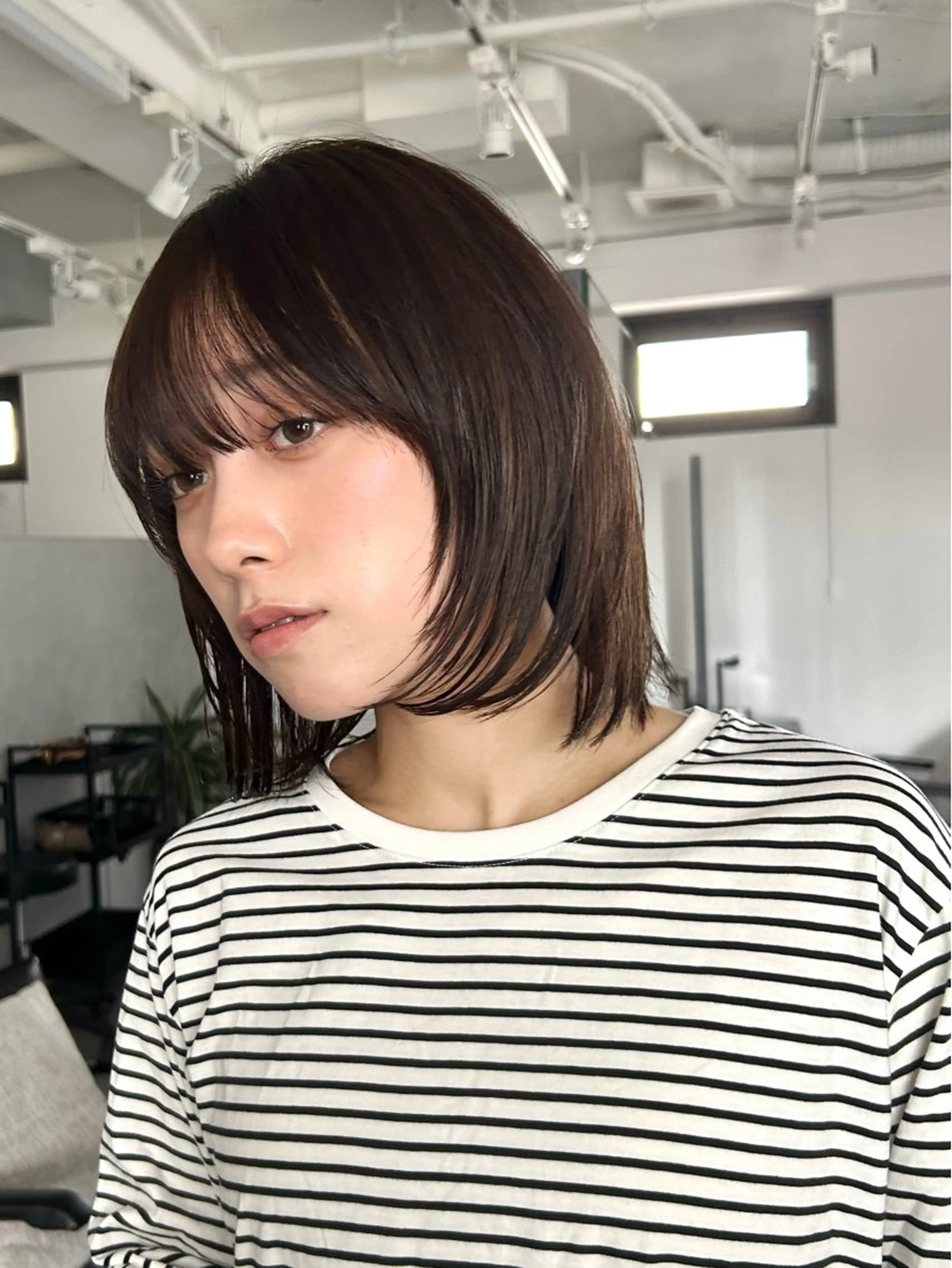 ミディアム レイヤーカット カット ヘアカラー 池袋/レイヤー/ 顔まわり/taigaのヘアスタイル