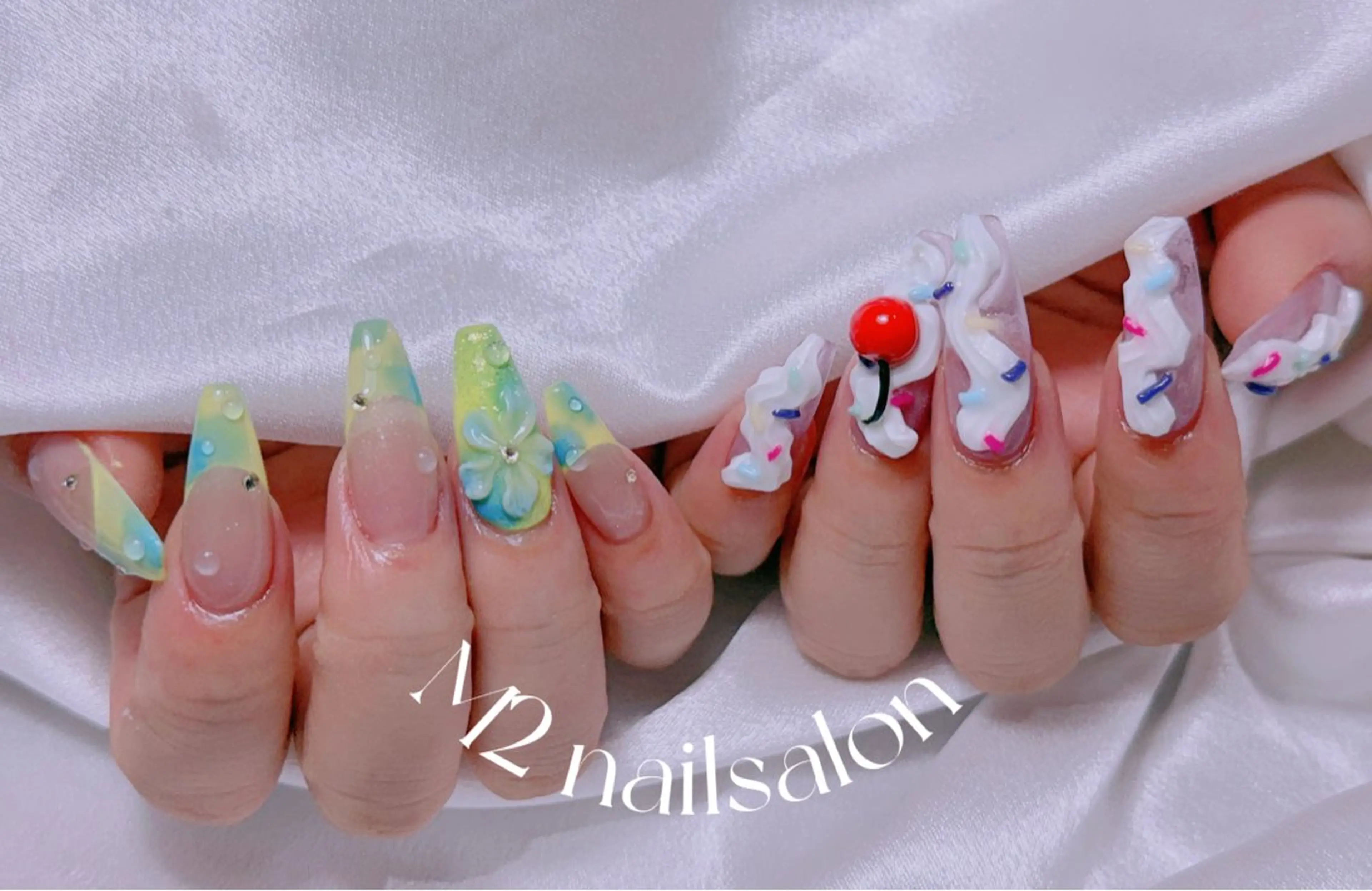 ネイル 長さだし専門店 M2 rikaのネイルデザイン