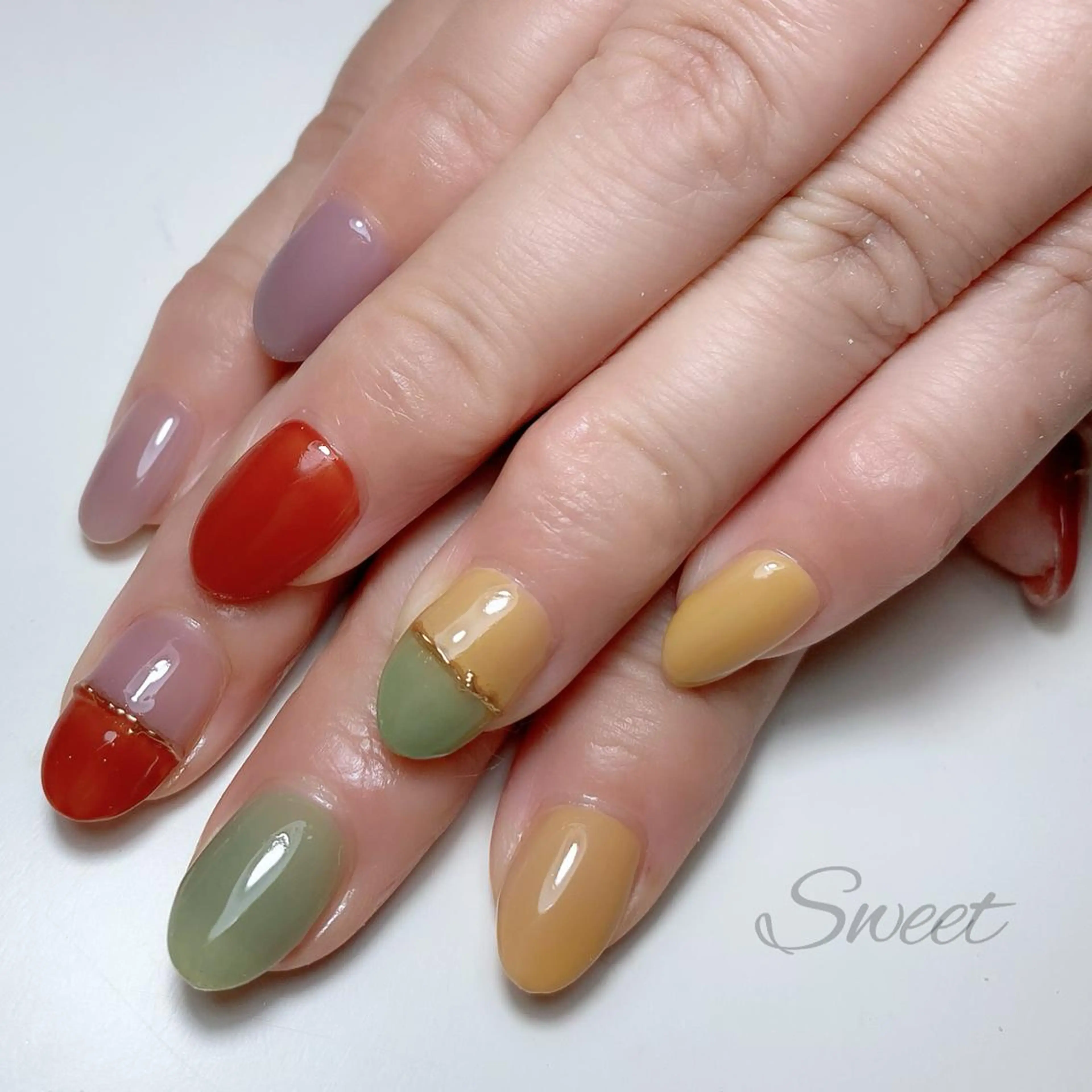 ネイル sweet 仲野陽子のネイルデザイン
