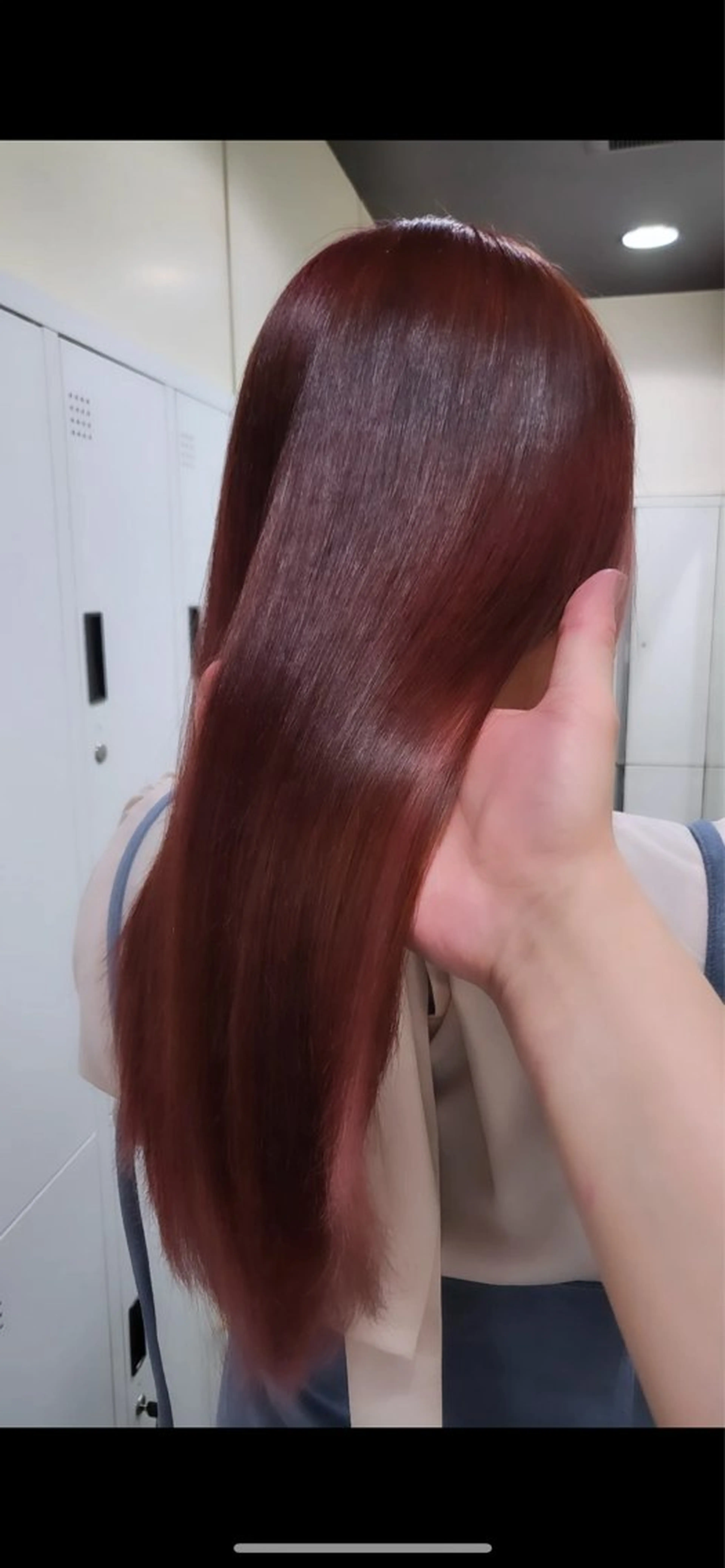 ロング カラー レッドカラー トリートメント suzuna/暖色 カラー💞/スパのヘアスタイル