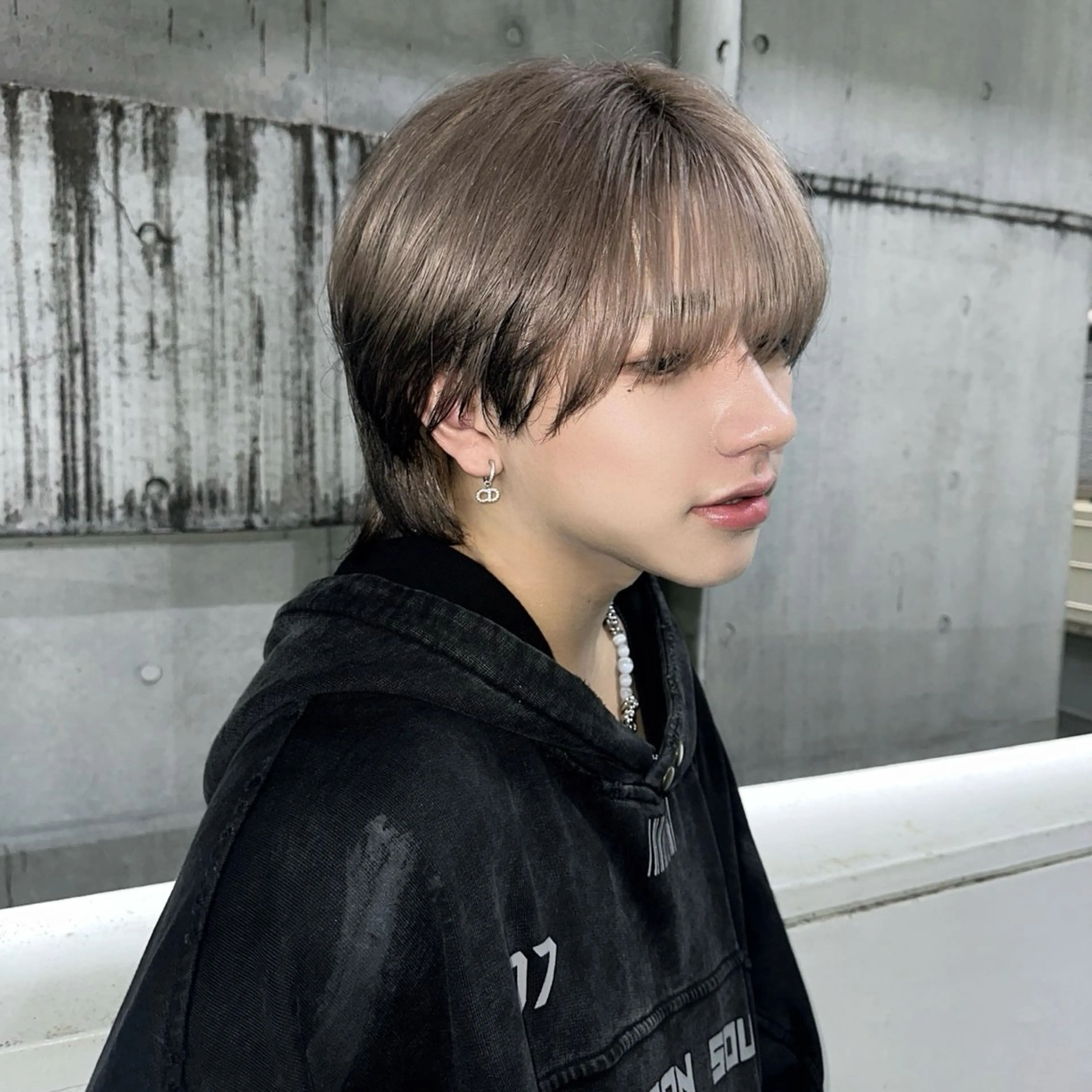 ショート カラー ヘアカラー ハイトーン/ウルフ /エクステ/ましろのヘアスタイル