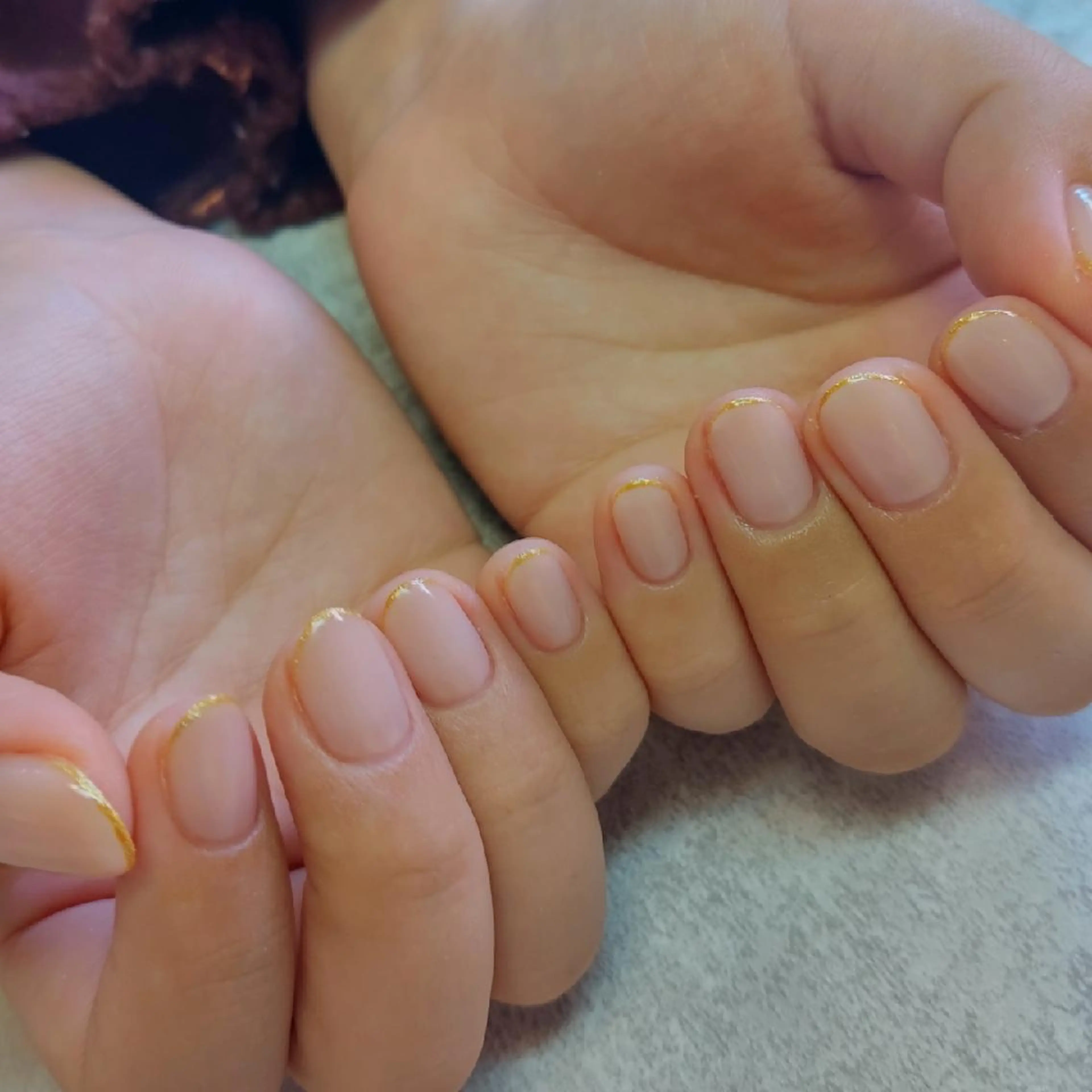 ネイル ラメ(グリッター) ジェヌインネイル 河内のネイルデザイン