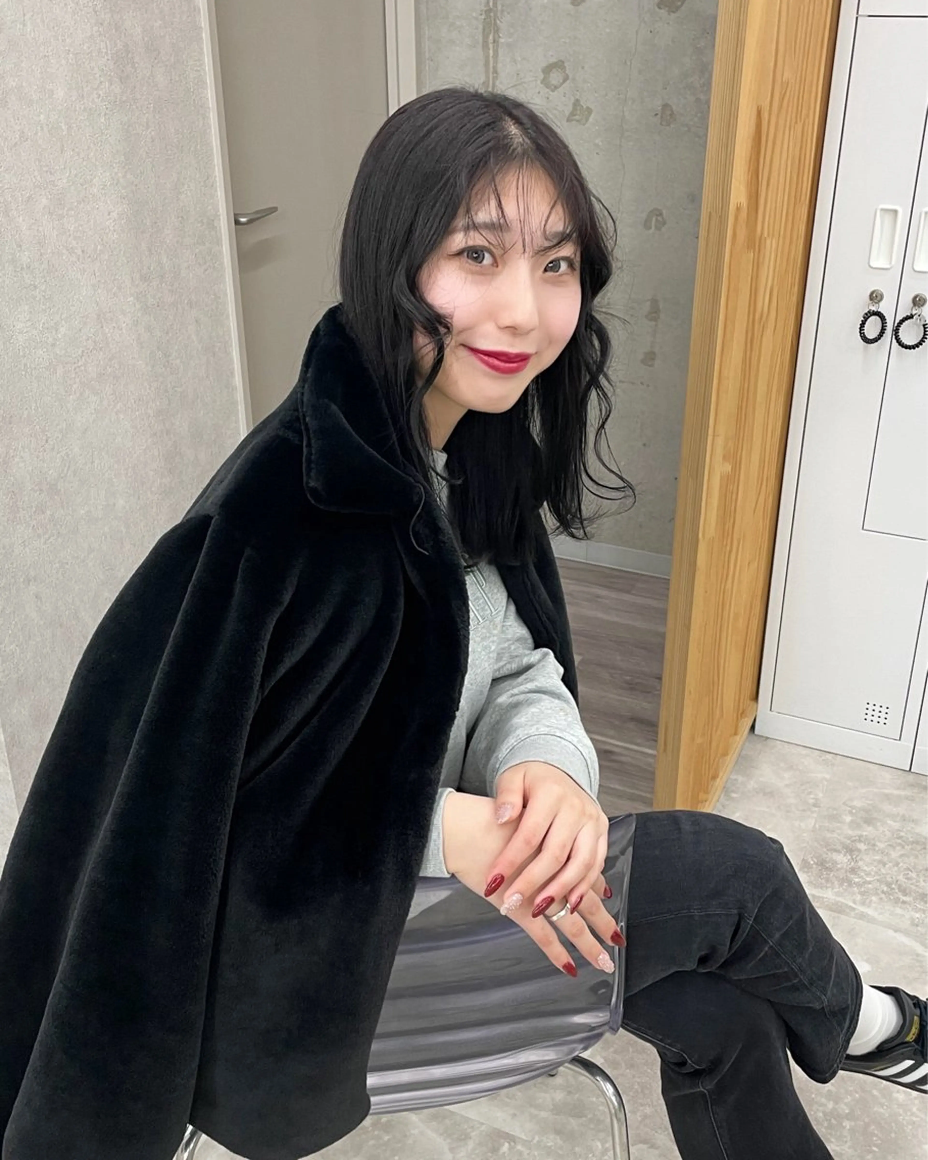 ミディアム カラー ブリーチ/ベージュ 💕/momoaのヘアスタイル