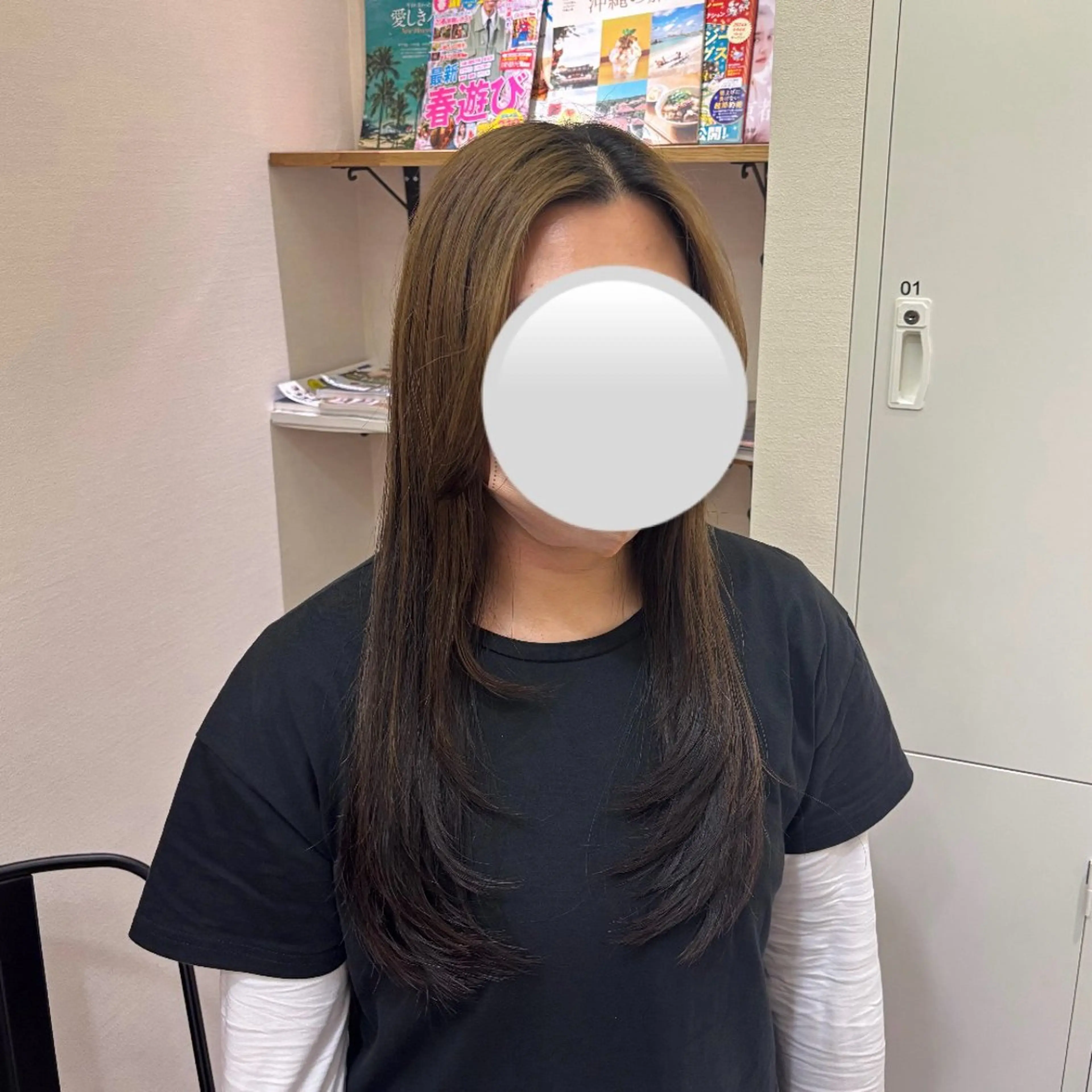 ロング Rudder 牛嶋のヘアスタイル