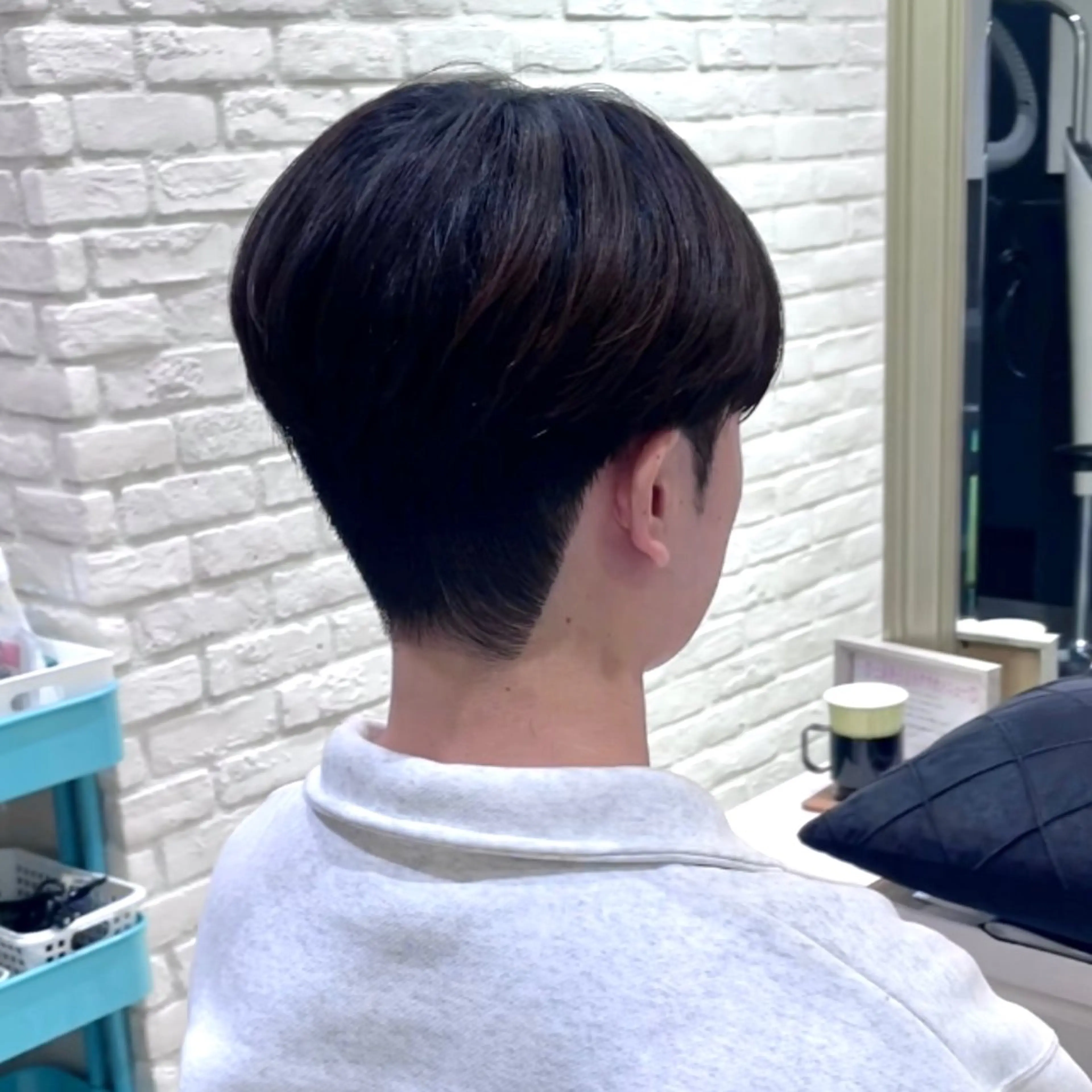 ショート ヘアアレンジ メンズ パク・ボミン小野リエ 韓国ハーフ🦊のその他イメージ