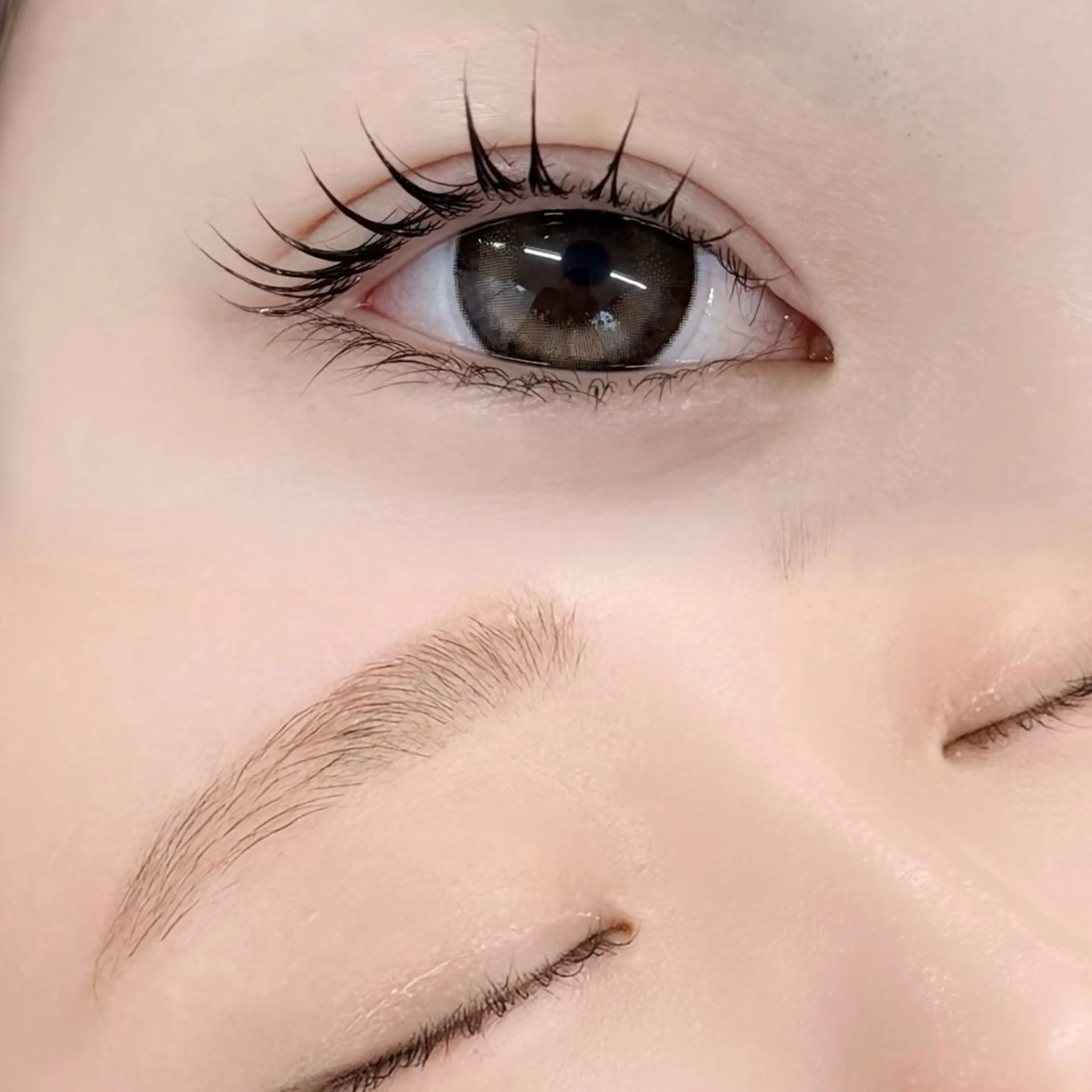 14:00​〜​/16:00​〜​/まつ毛パーマ＋美眉WAX(メイク付き）同時施術✨時間指定有⸝⸝ʚ̴̶̷̆_ʚ̴̶̷̆⸝⸝の写真