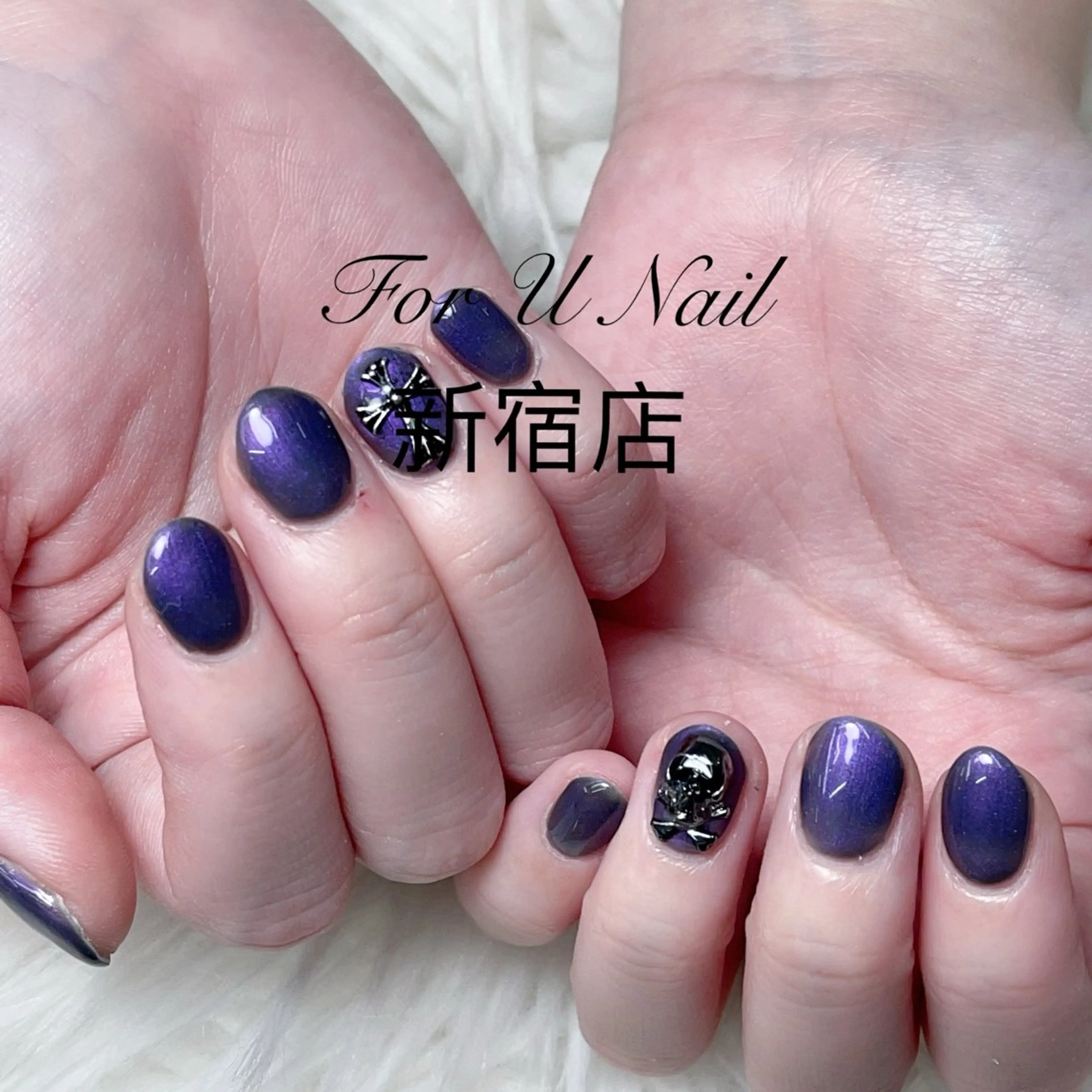 メンズ ネイル アートネイル フレンチネイル ジェルネイル キラキラネイル パラジェル Bloom スカルプ専門店のネイルデザイン