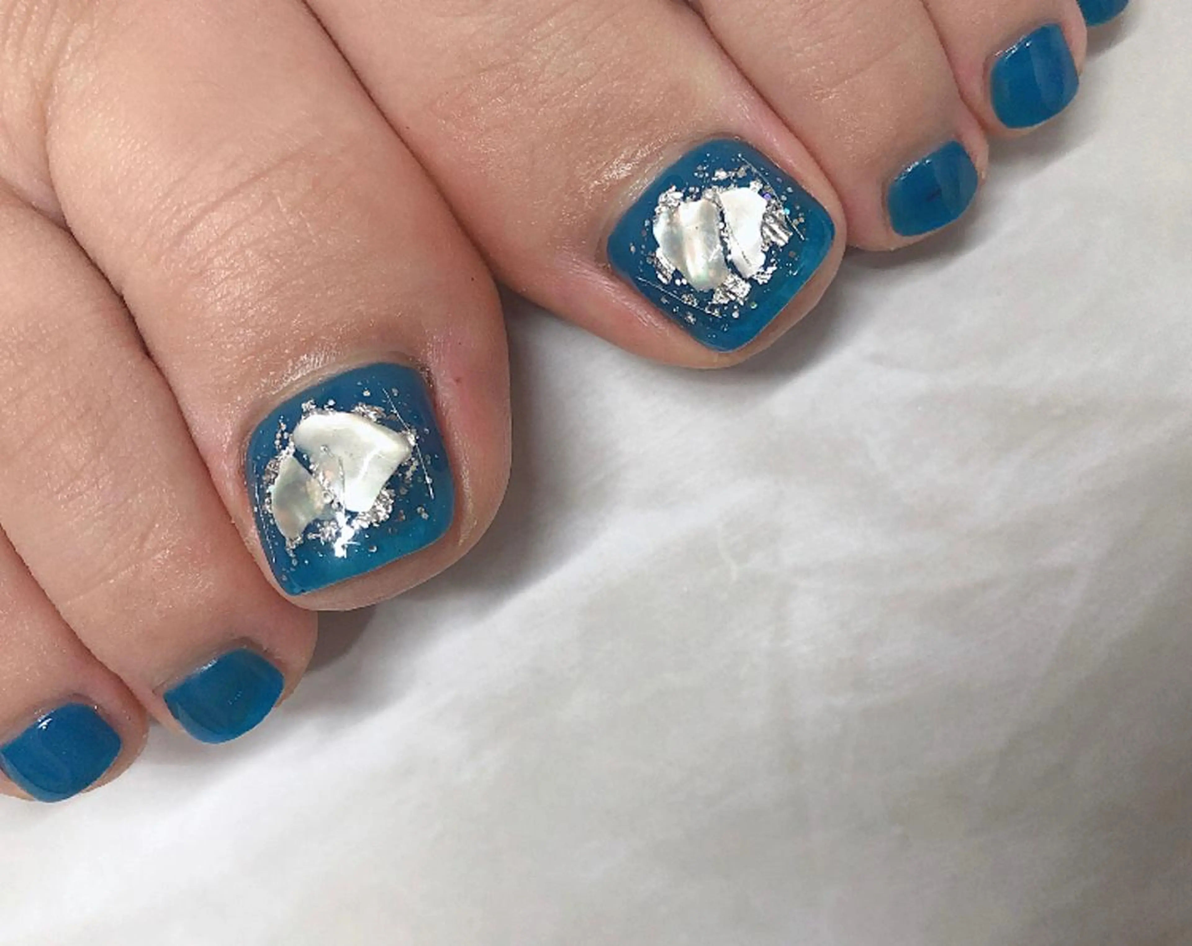 ネイル 夏ネイル フットネイル saki_ nail heronのネイルデザイン