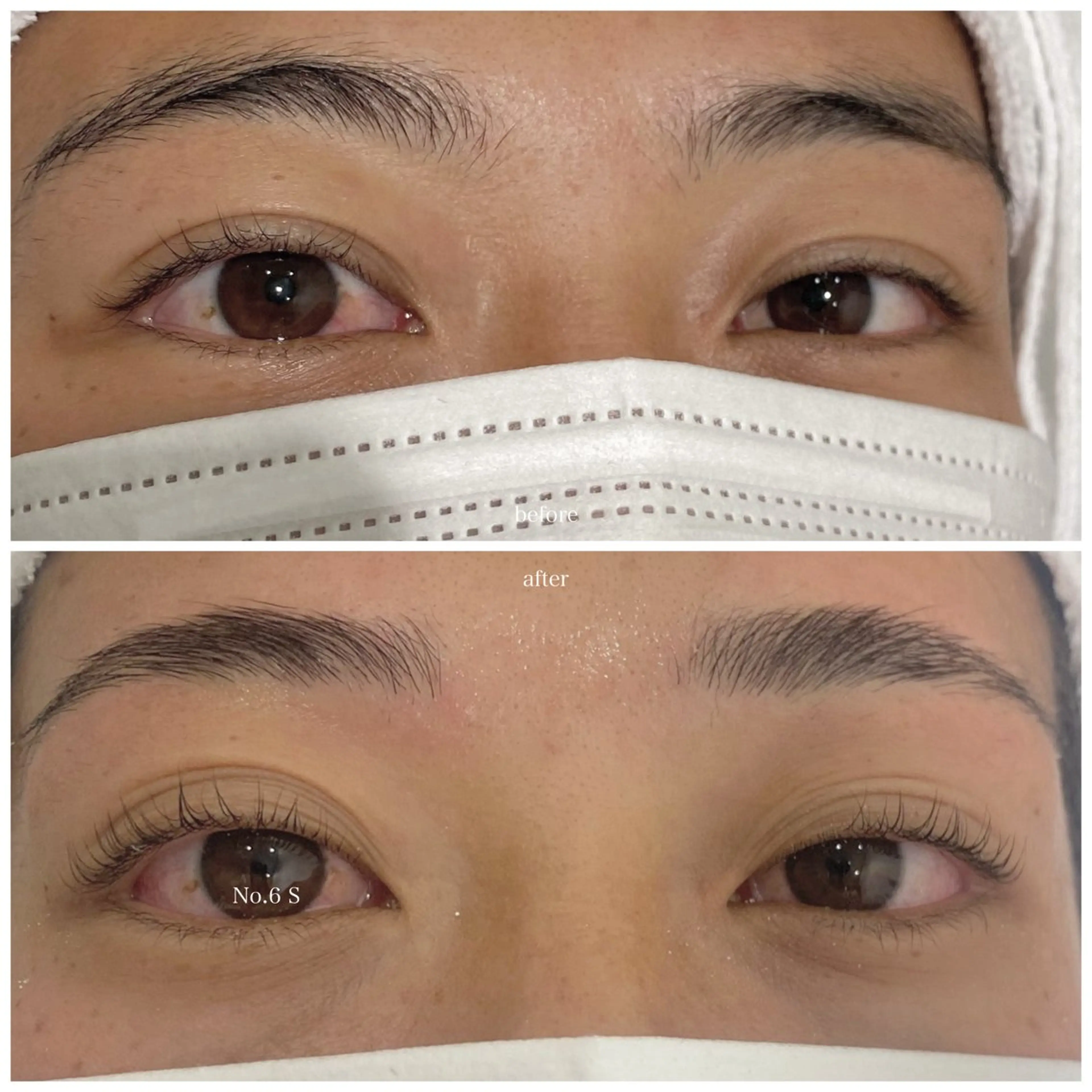 ☁️お得なセットメニュー☁️まつ毛パーマ(コーティング仕上げ付き)＆ハリウッドブロウリフトの写真