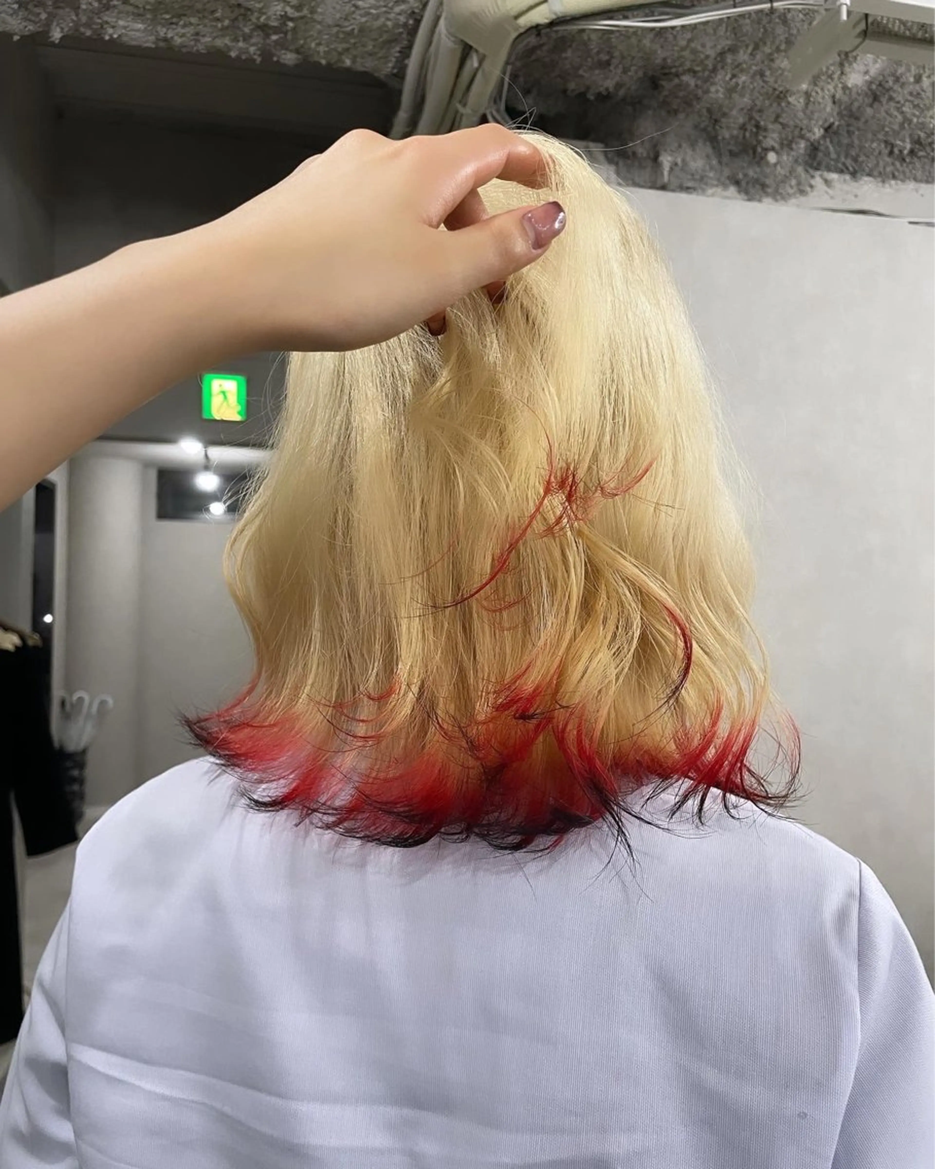 ミディアム 梅田韓国ヘア kiara🩷彡のヘアスタイル