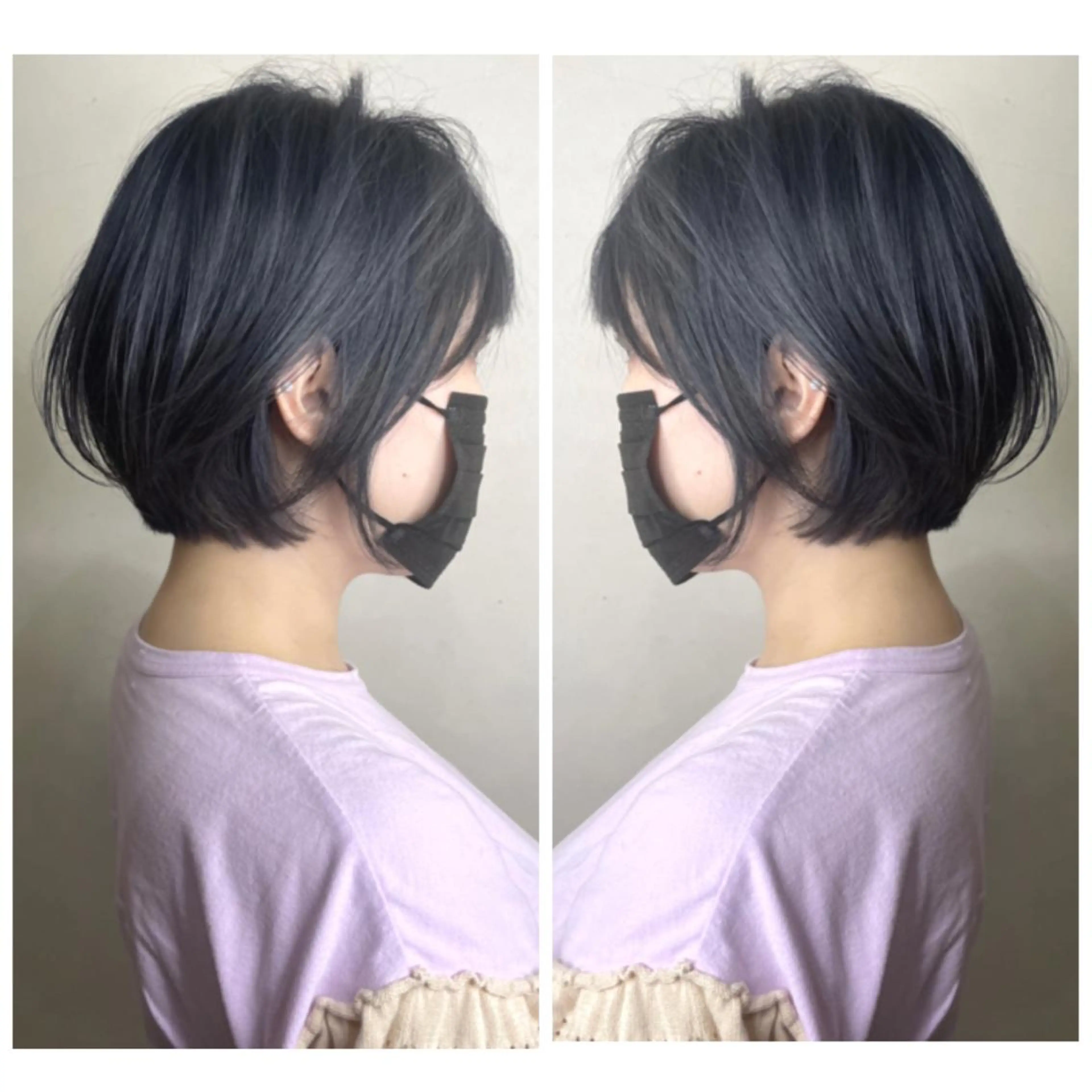 ショート カラー ショートボブ ハンサムショート 丸みショート デザインカラー ハイライトカラー ヘアカラー トリートメント 京都大人女性ショート 徒歩1分/秋山のヘアスタイル