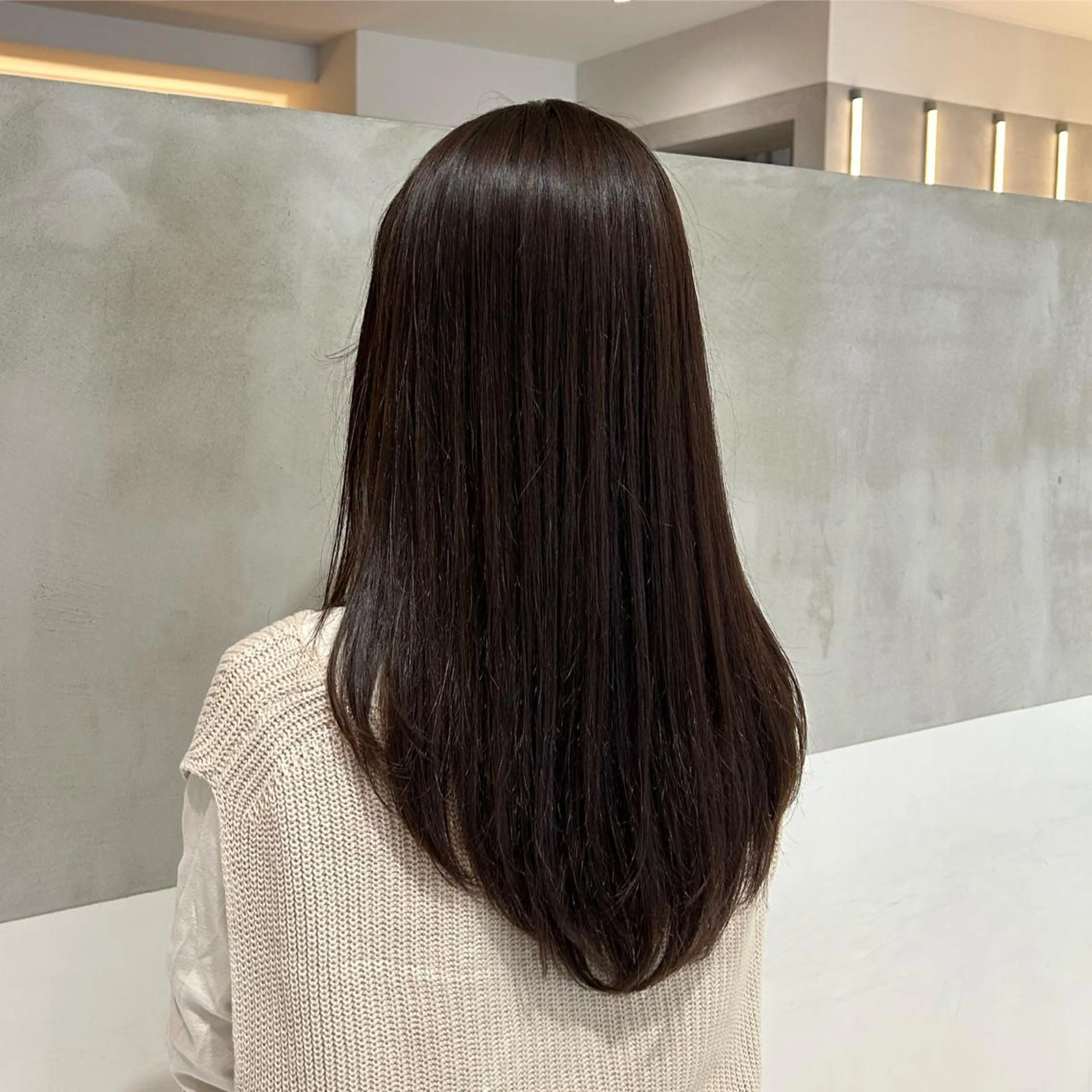 《❄️新規限定収まりやすい髪に❄️》カット+ナチュラルストレート+オリジナルシャンプー×オリジナルトリートメントの写真