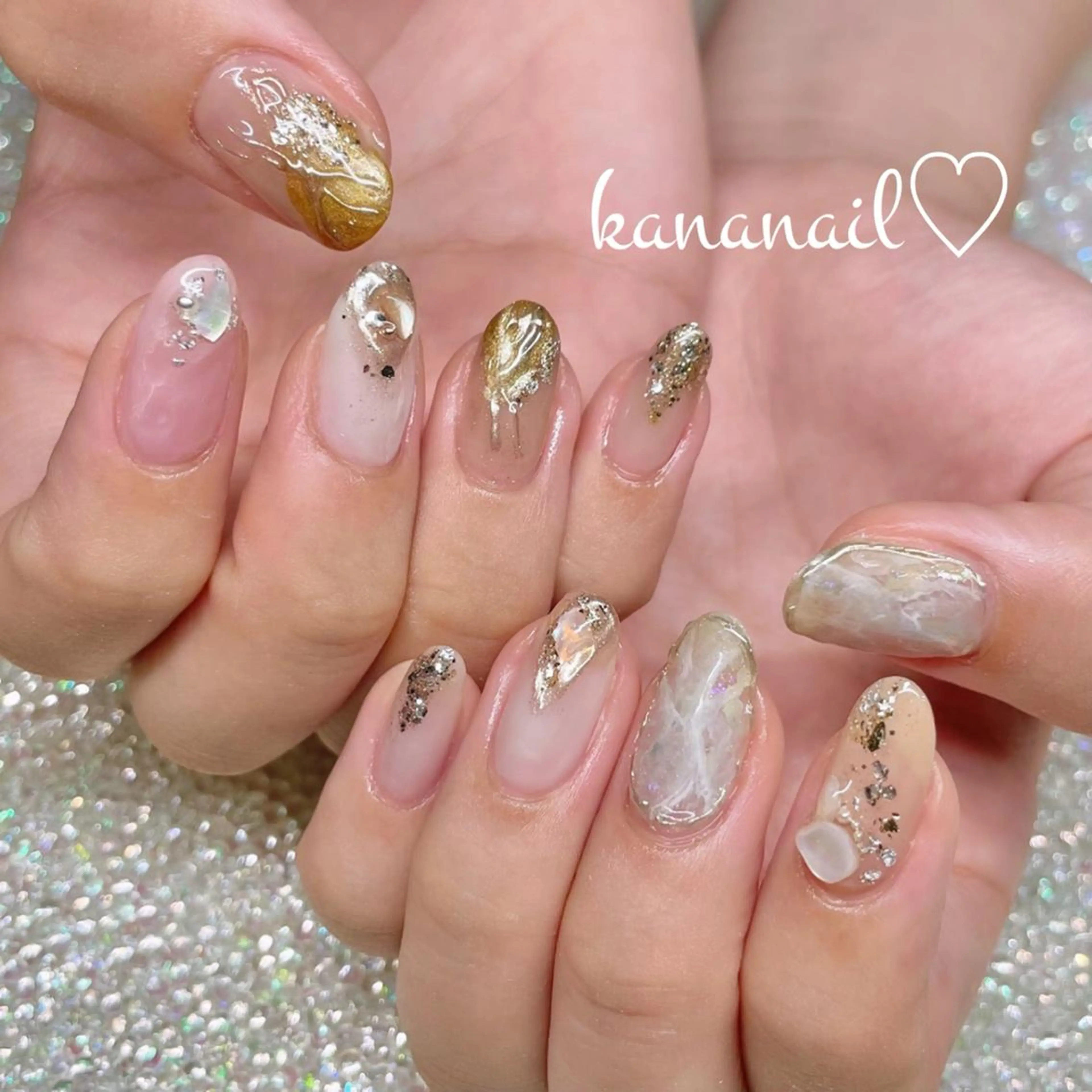 ネイル ニュアンスネイル ハンドネイル kananail ♡のネイルデザイン