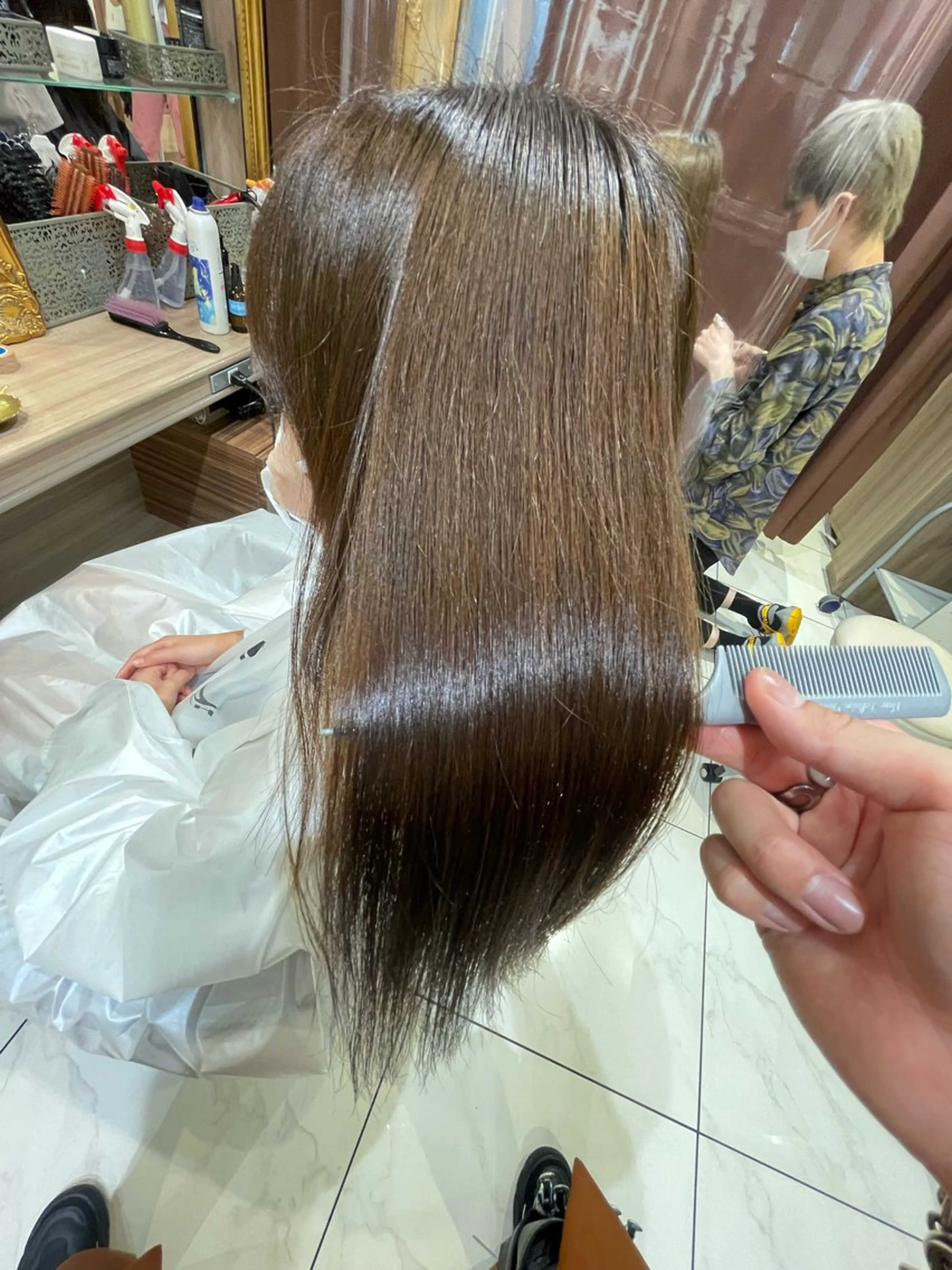 カラー 透明カラー🫧🎀 末崎新菜のヘアスタイル