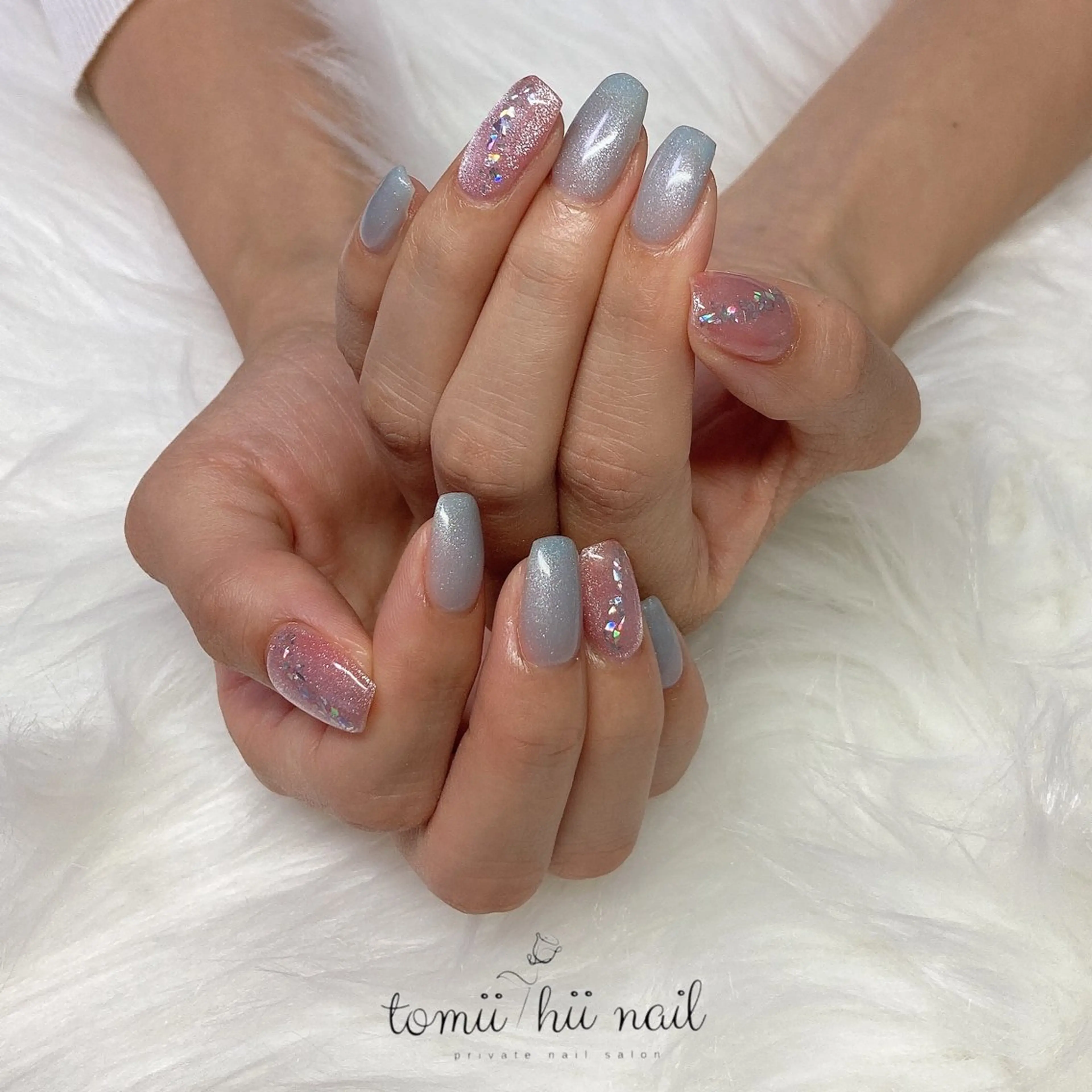 ネイル キラキラネイル マグネットネイル ハンドネイル tomii-hii -nailのその他イメージ
