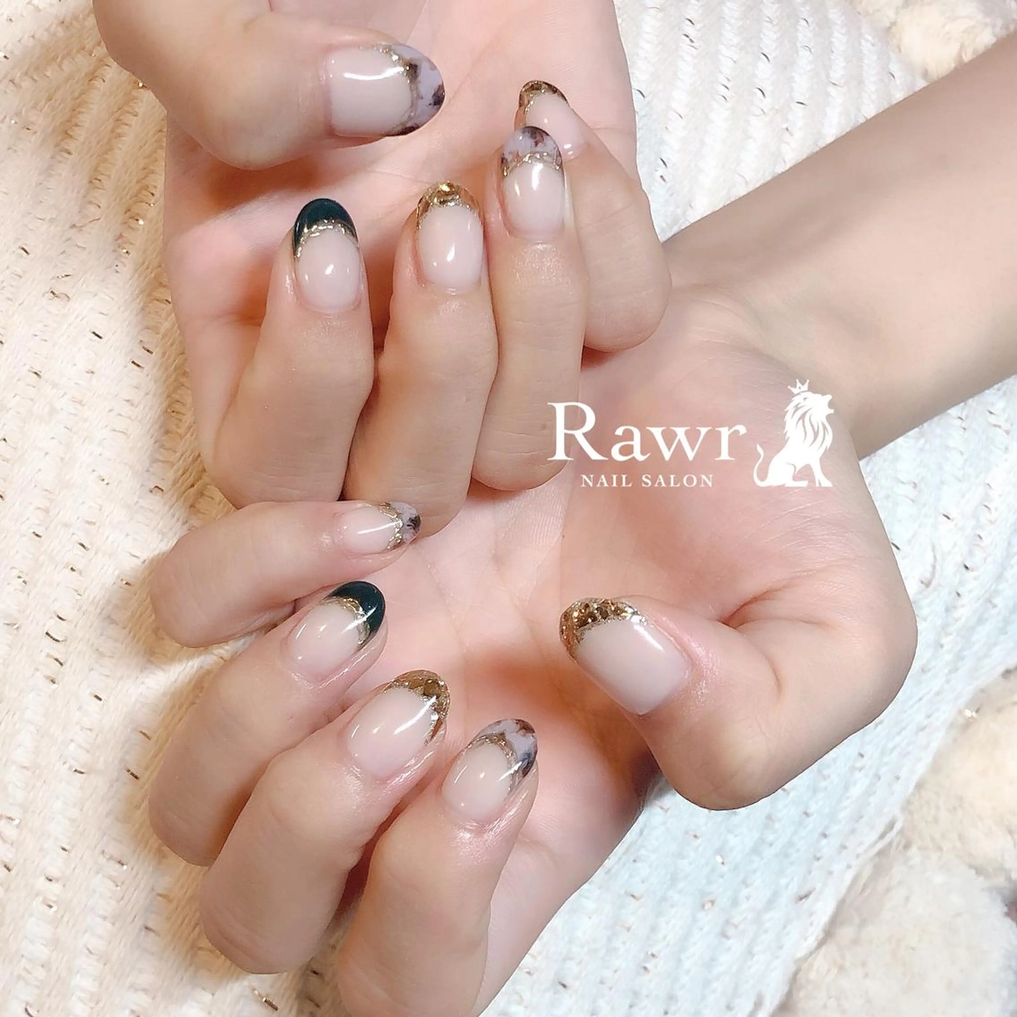 ネイル ハンドネイル Rawr / saoriのネイルデザイン