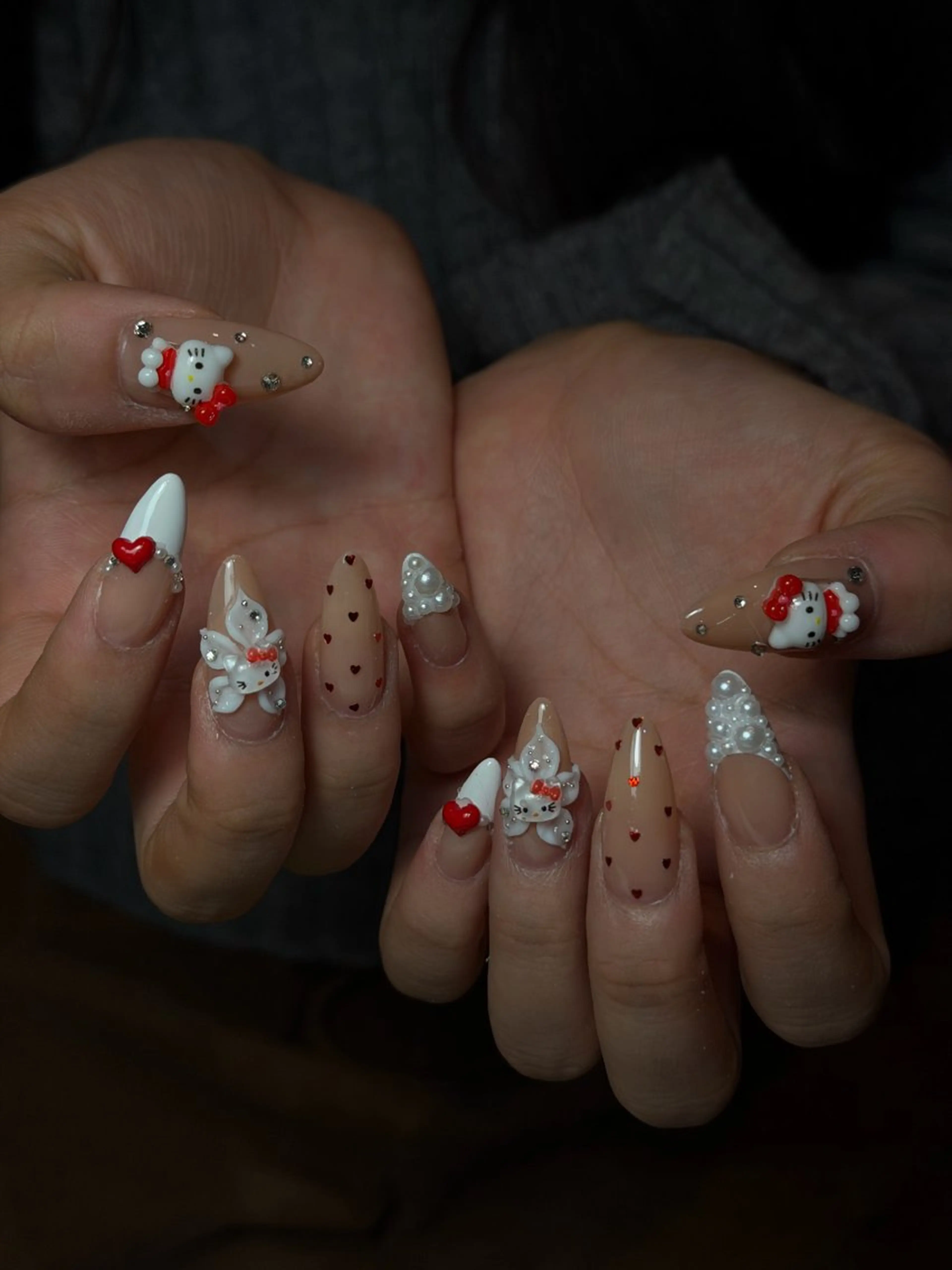 ネイル 韓国ネイル シンプルネイル ワンホンネイル ハンドネイル CoMo Nailのネイルデザイン