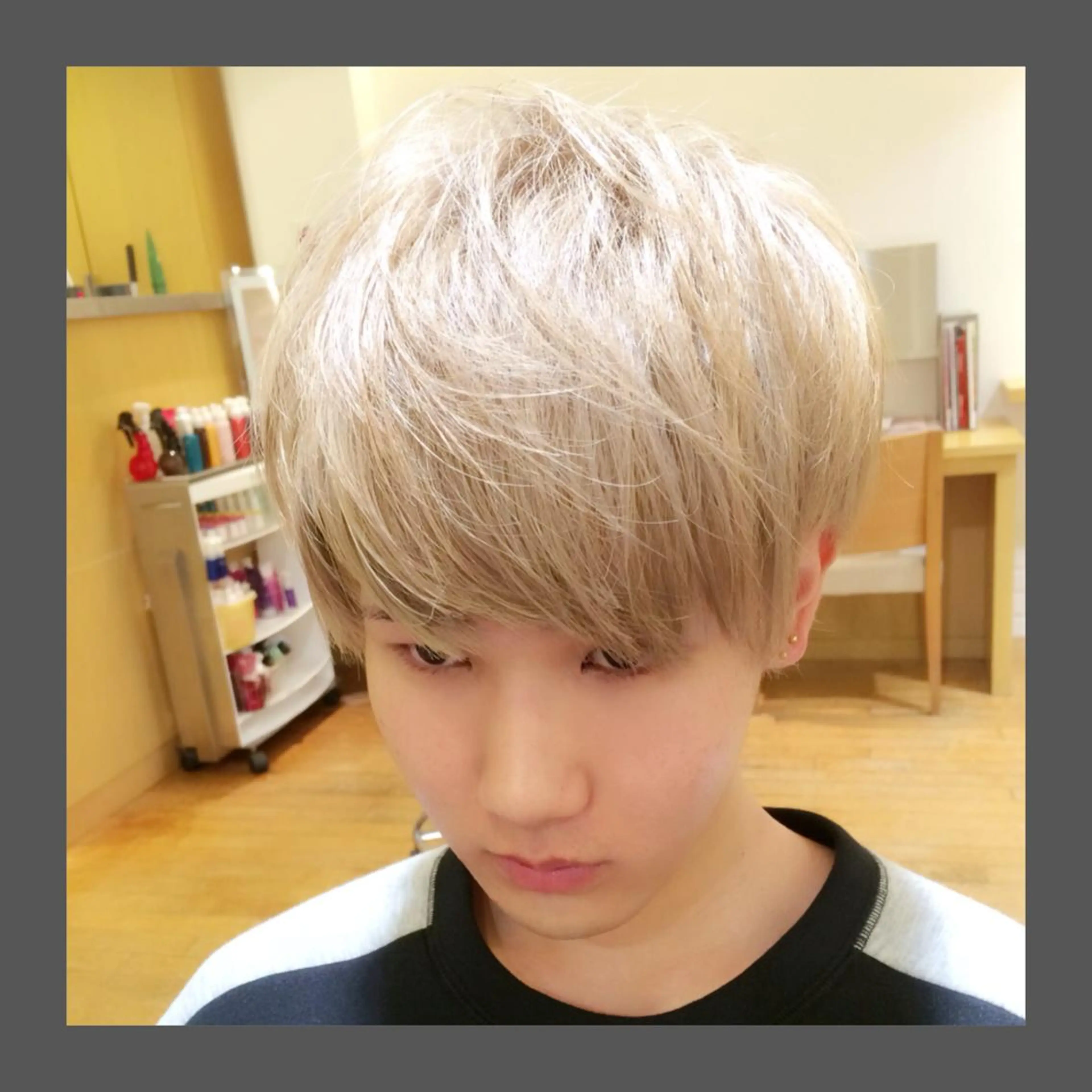 メンズ マッシュ 加藤 あやみのヘアスタイル