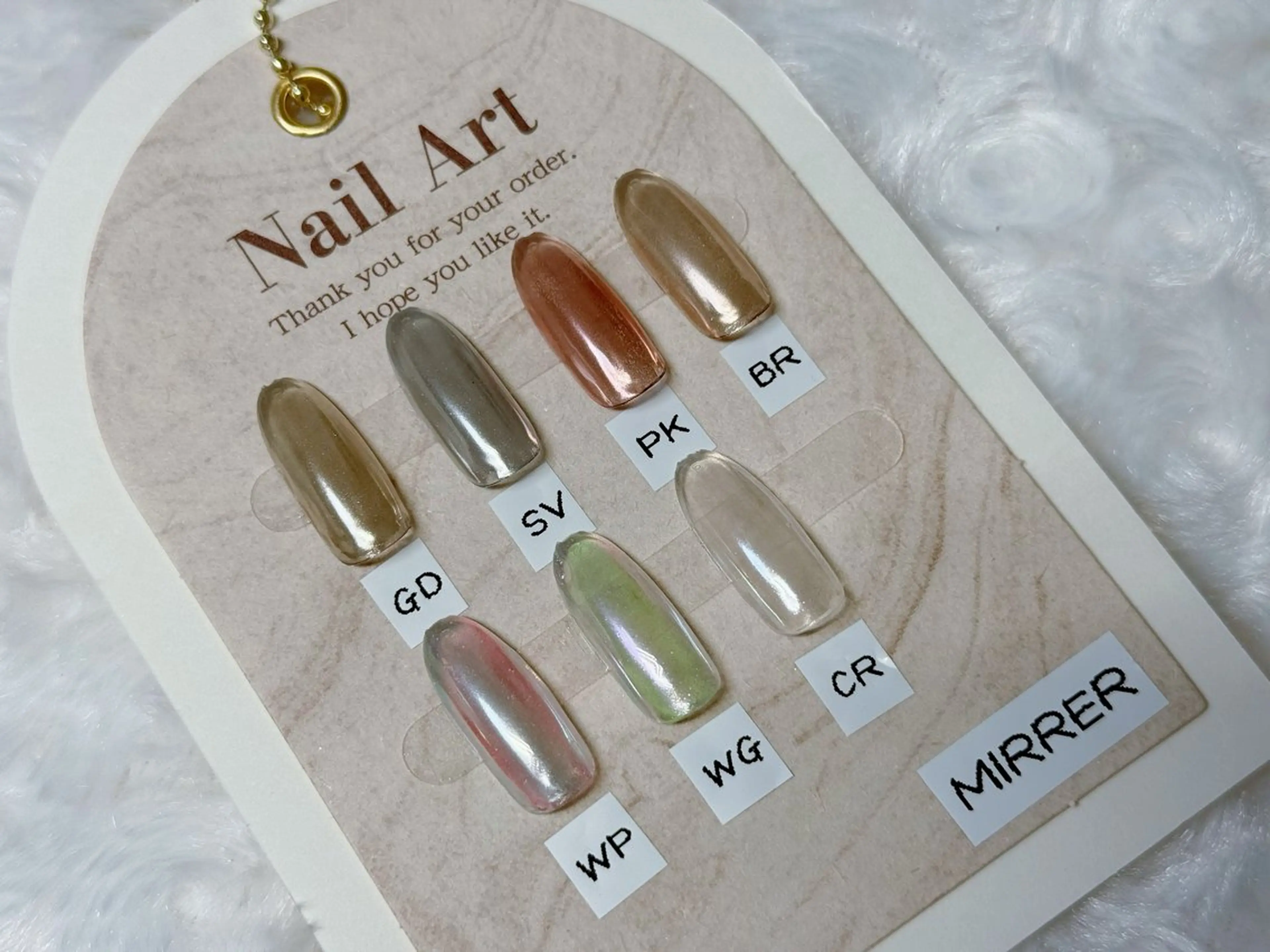 ネイル ミラーネイル ~Sol&Luna~ Momonaのネイルデザイン