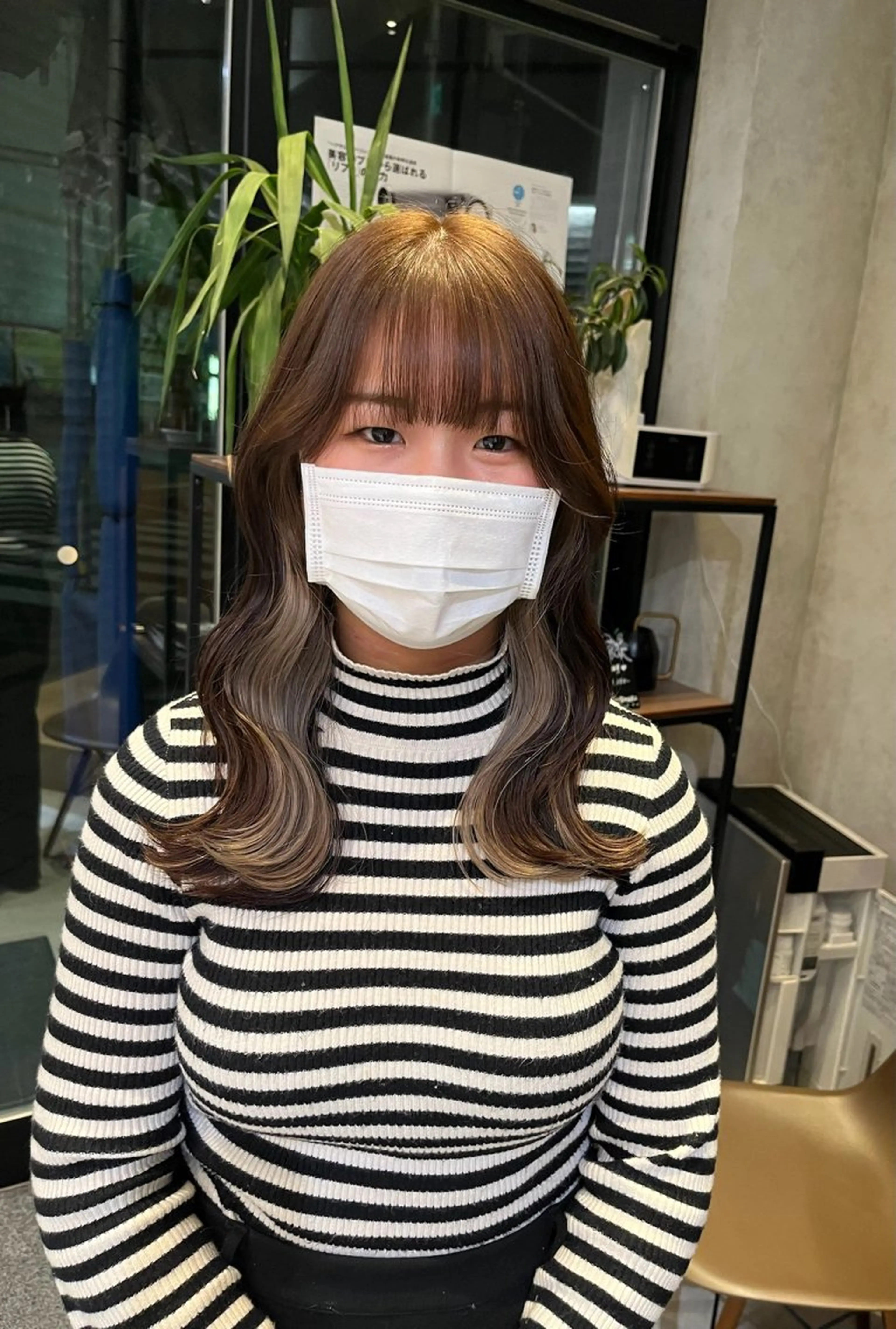 ロング カラー yuuri🎀/大宮 /韓国ヘア/レイヤーのヘアスタイル