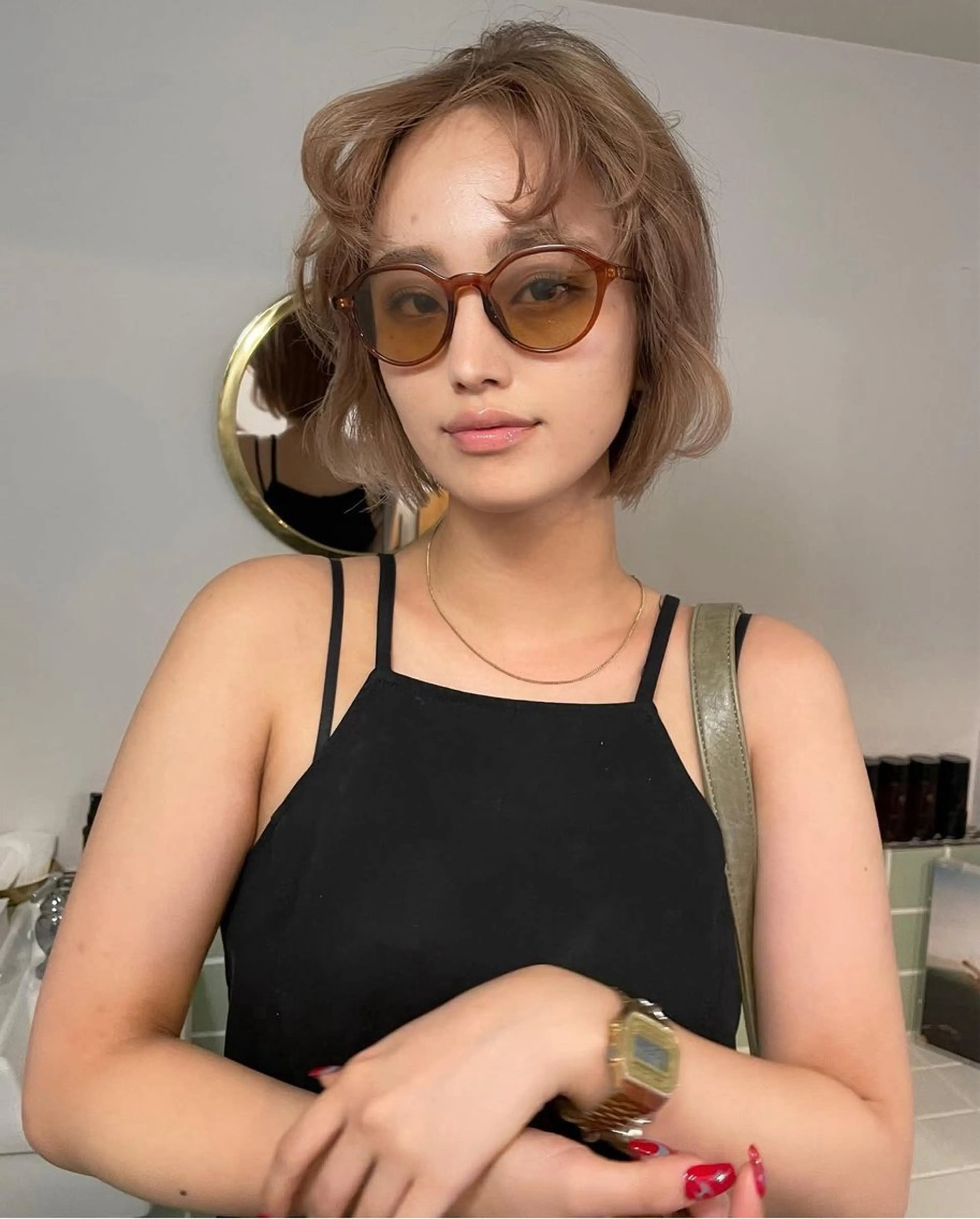 ショート カラー ヘアカラー misa___boo MISAのヘアスタイル