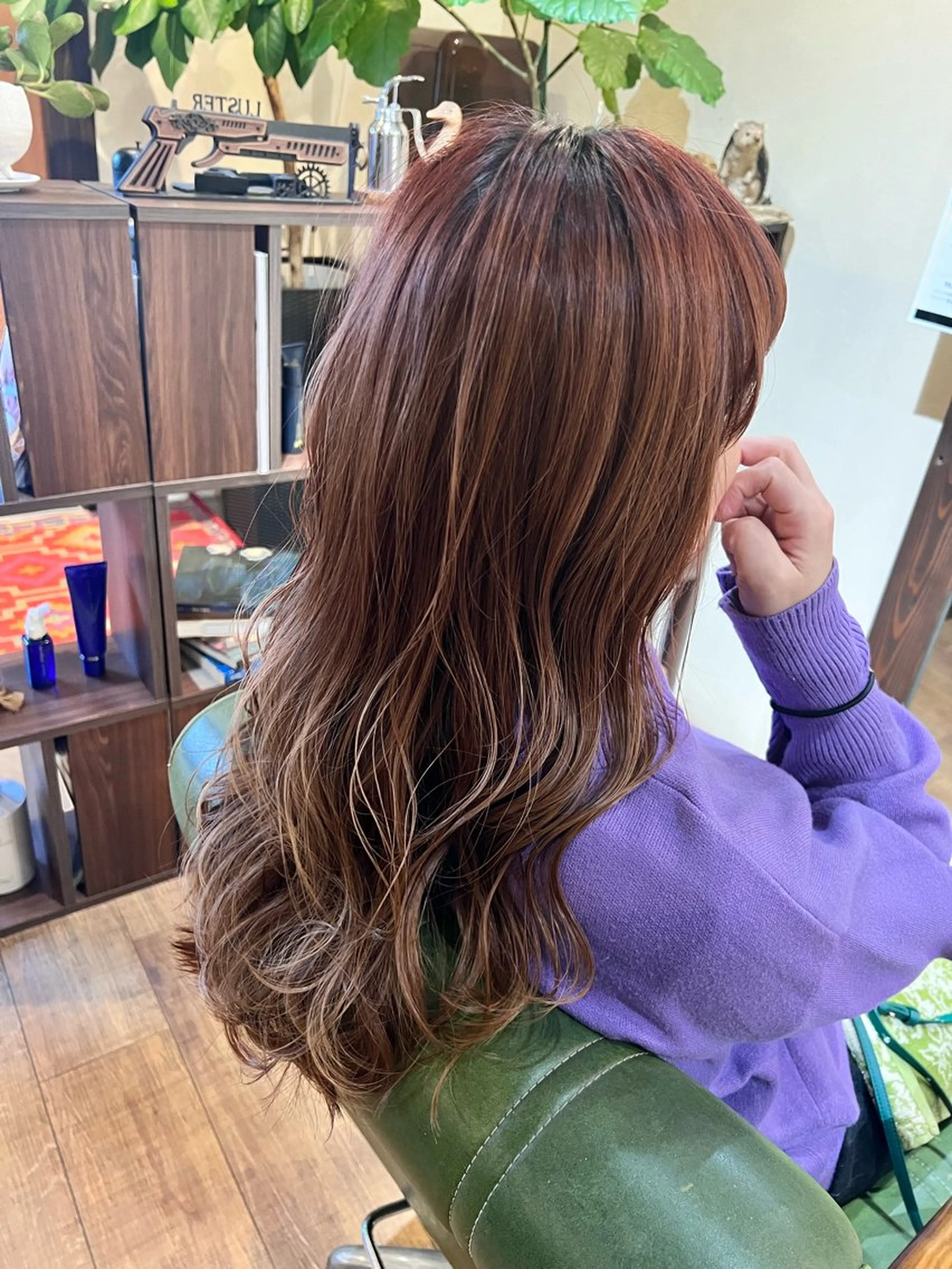 ロング ヘアアレンジ まゆ/髪質改善 ストレート/スパ🫧のヘアスタイル