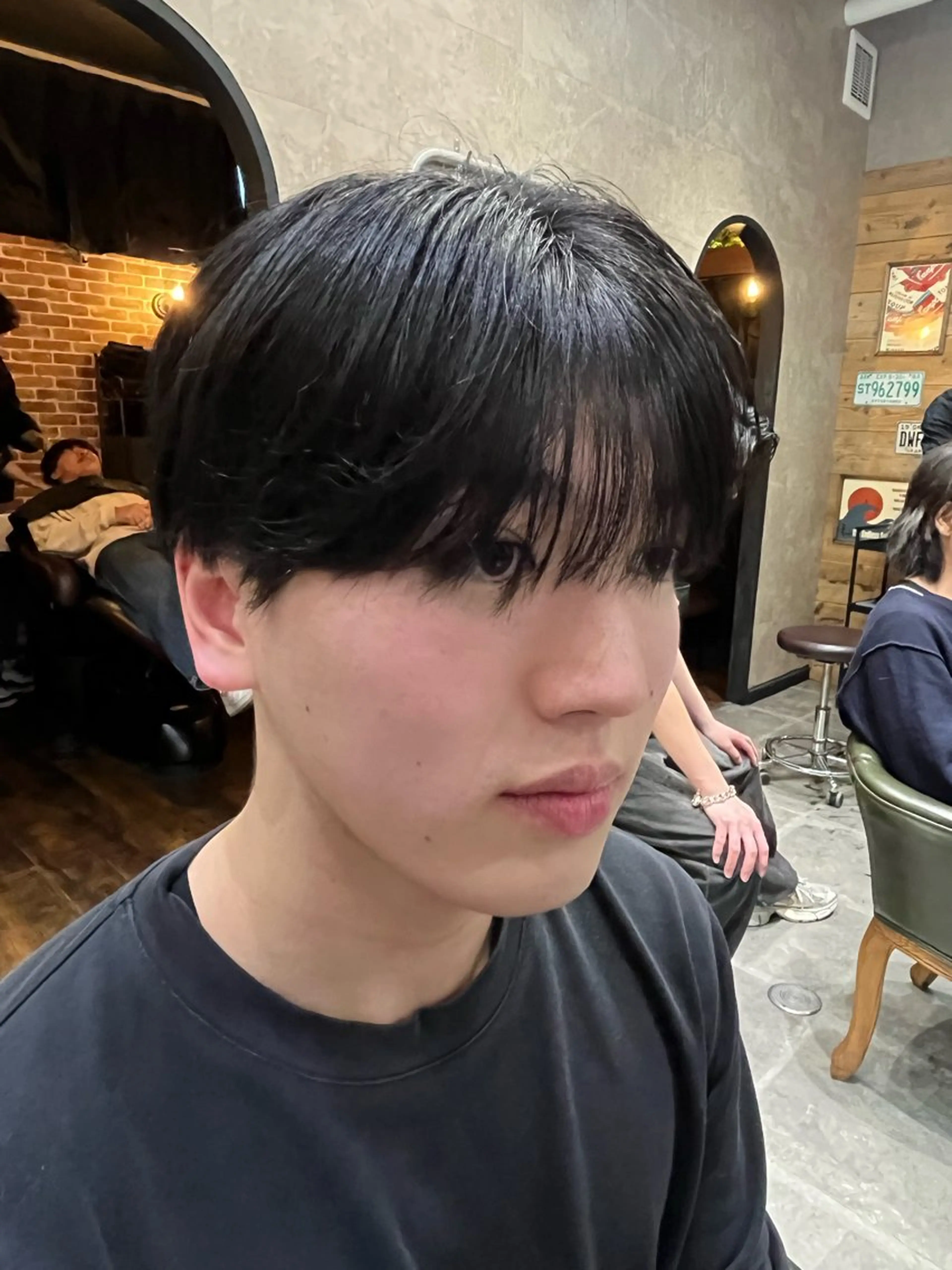 メンズ マッシュ シースルーマッシュ メンズカット/ 嶋本敬心のヘアスタイル