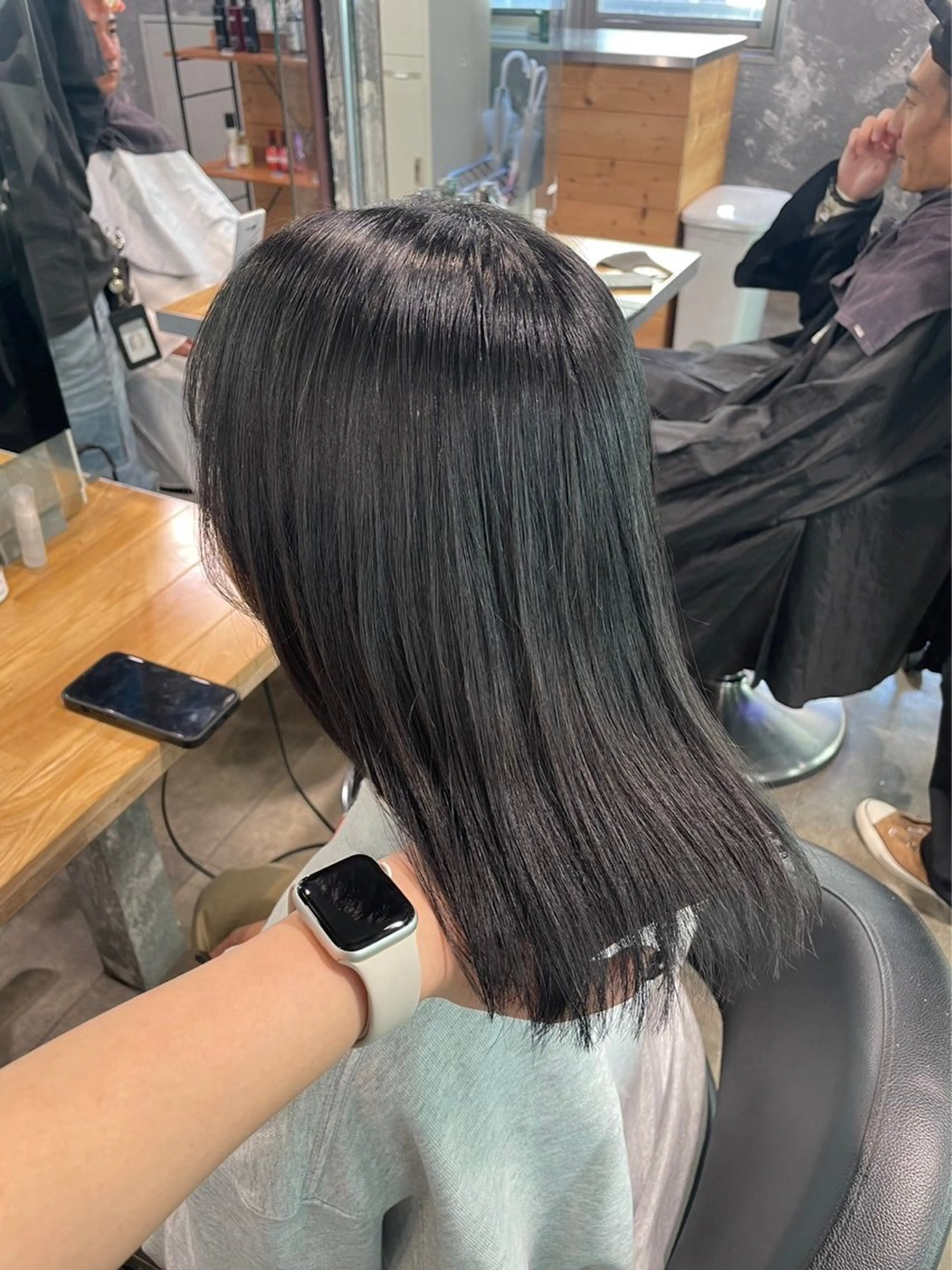 ロング カラー 🟦ニュアンス/メン ズパーマ横浜🟦のヘアスタイル